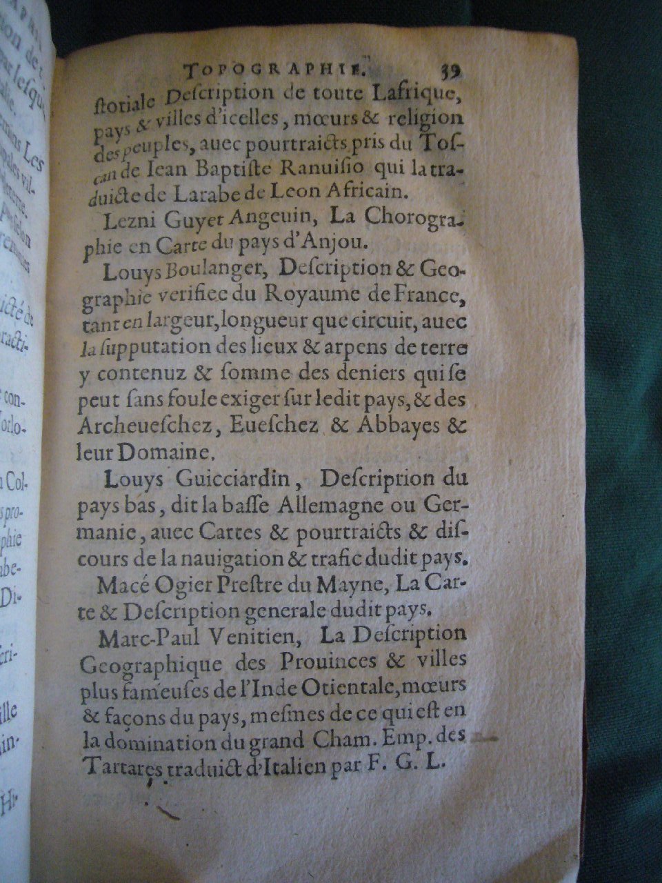 1602 - François Jacquin - Trésor des bons esprits français - BnF Arsenal