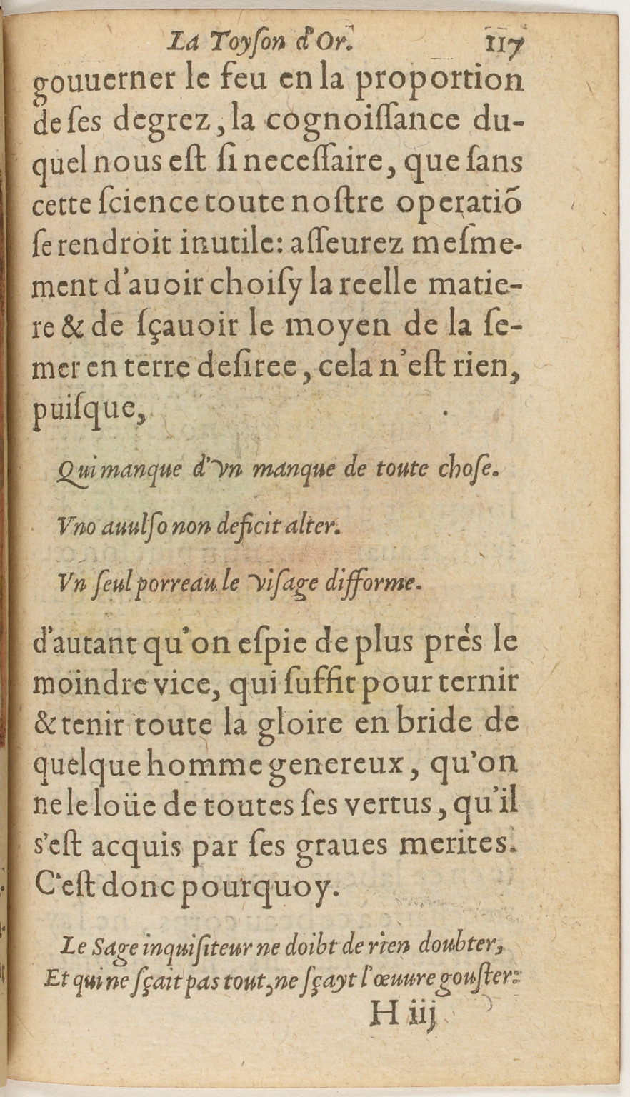 1612 - Charles Sevestre - Toison d’or ou la fleur des Trésors - BnF