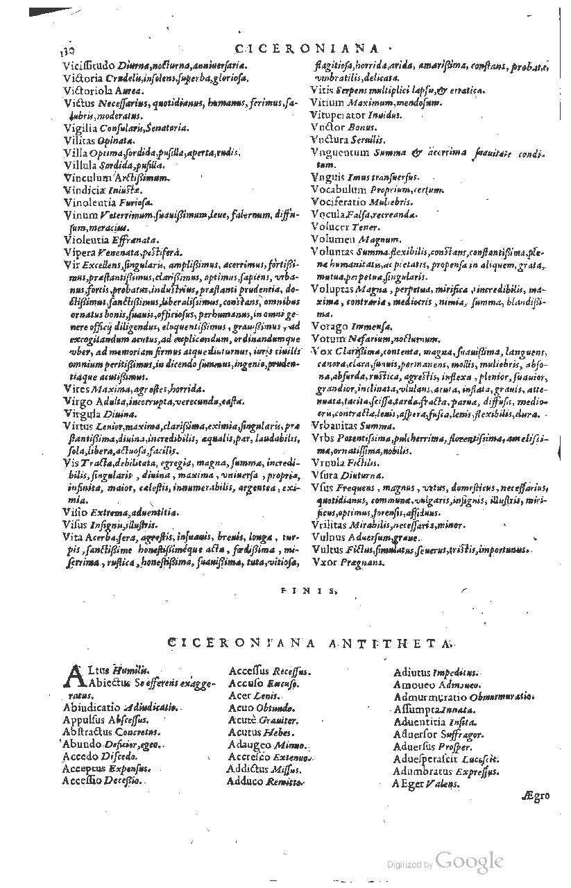 1585 - Simphorianum Beraud et Stephanum Michaëlem - Trésor des mots et traits français - Barcelone