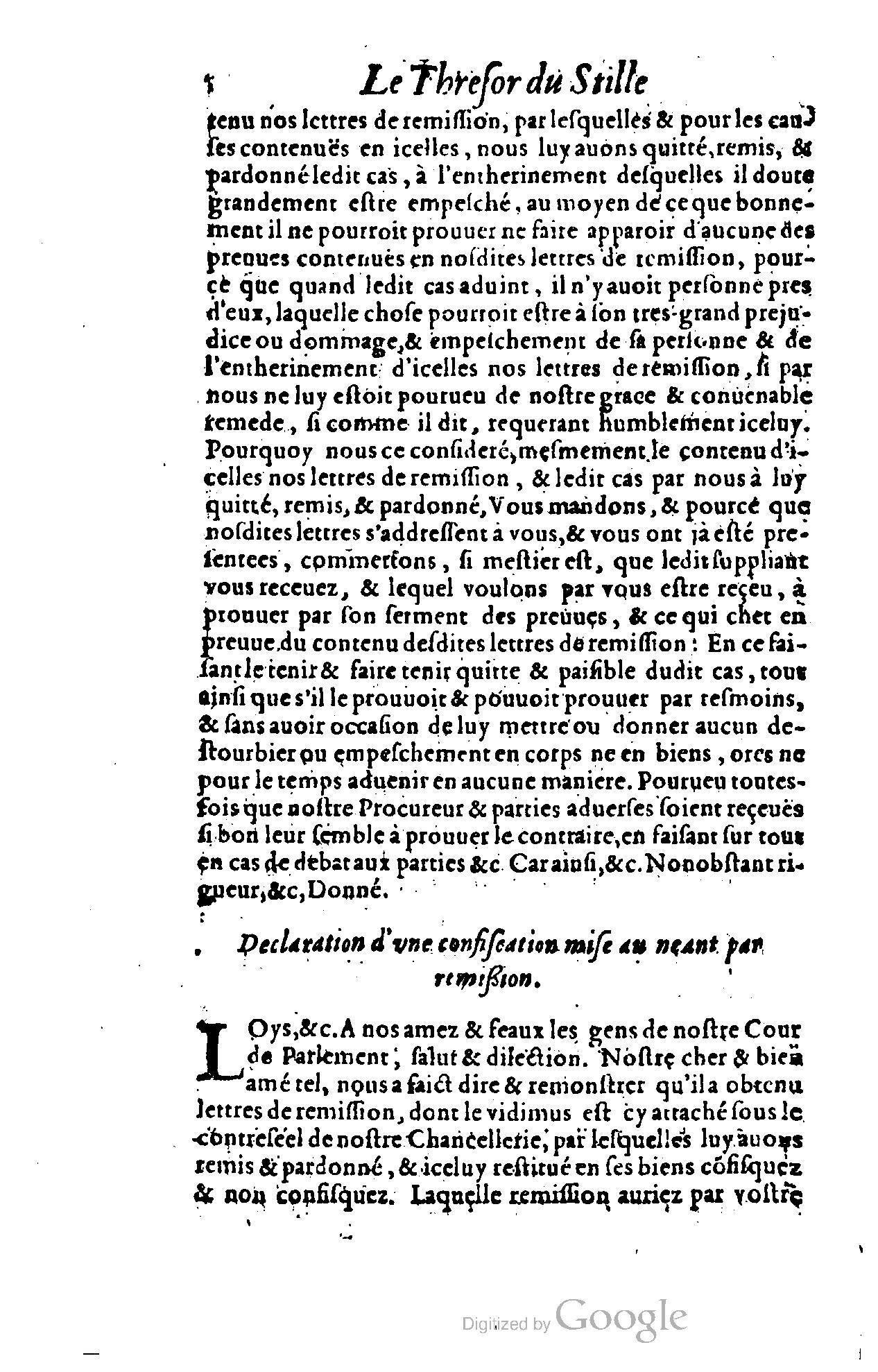 1614 - Jean Richer - Trésor du nouveau style et protocole de la chancellerie de France - BSB Munich