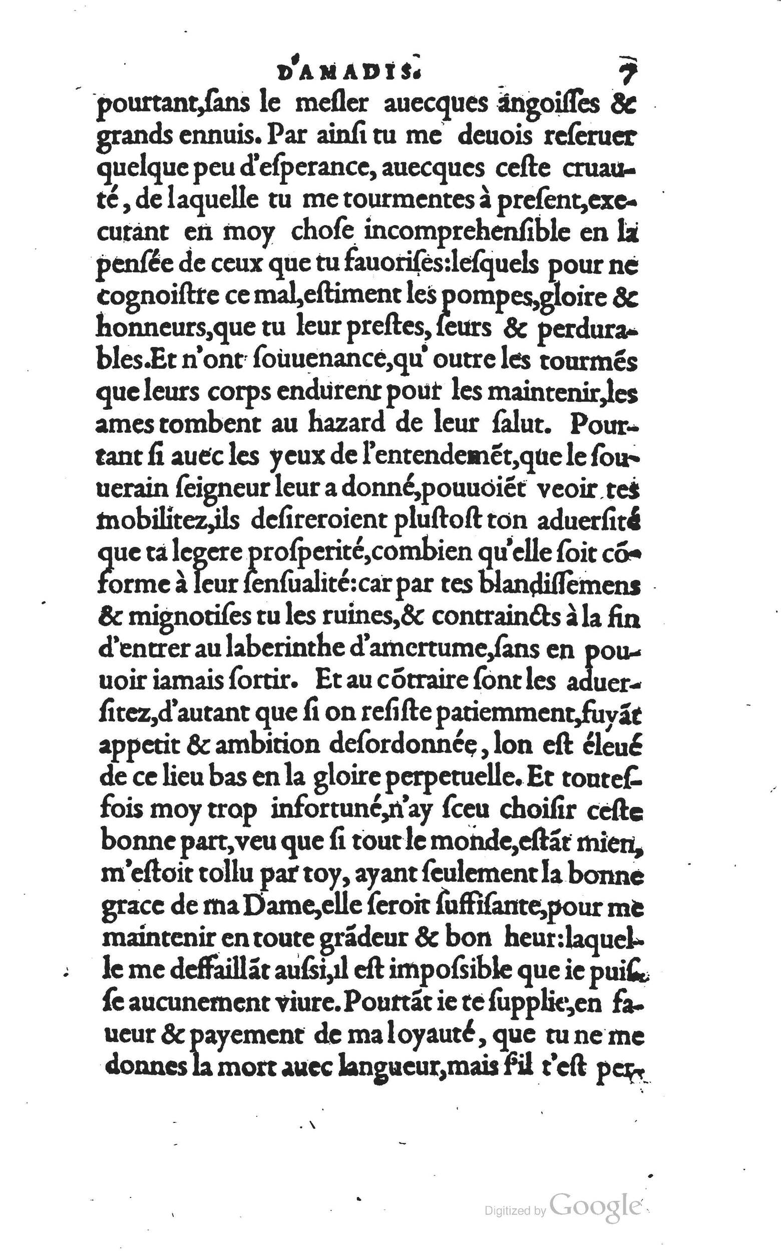 1560 - Vincent Sertenas et Gilles Robinot - Trésor des Amadis - British Library