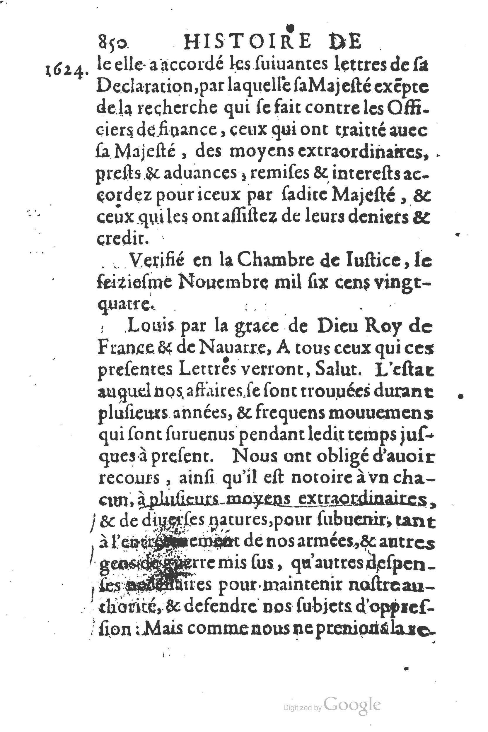1626 - Joseph Bouillerot - Trésor de l’histoire générale de notre temps - BSB Munich