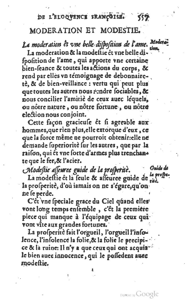 1610 - Louis Coste - Trésor de l’éloquence française (Seconde partie) - BM Lyon