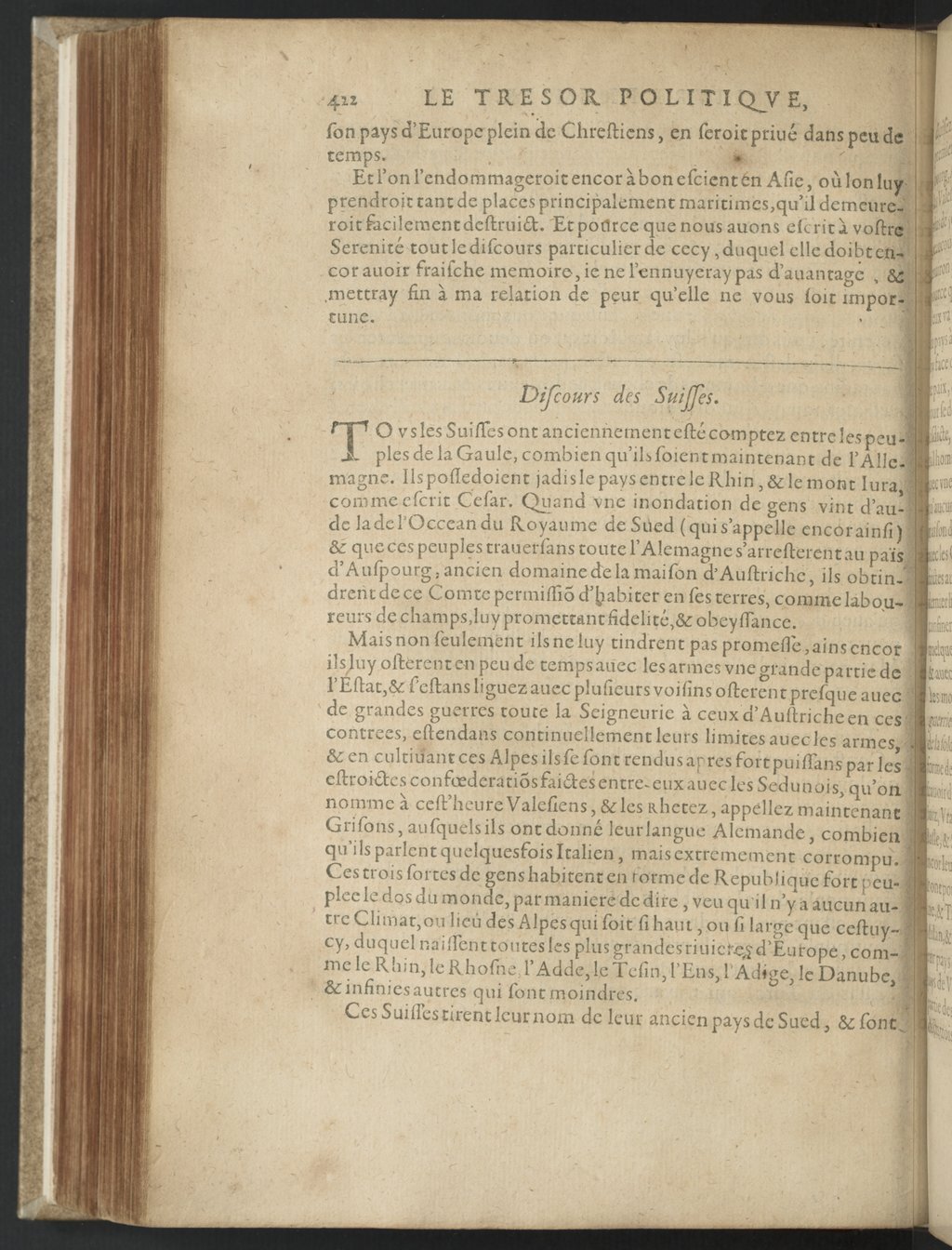 1608 - Nicolas Du Fossé - Trésor politique - BnF Tolbiac