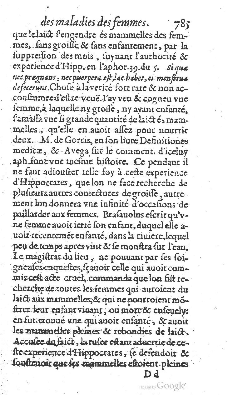 1585 - Jacques du Puis - Trésor des remèdes secrets pour les maladies des femmes - BnF