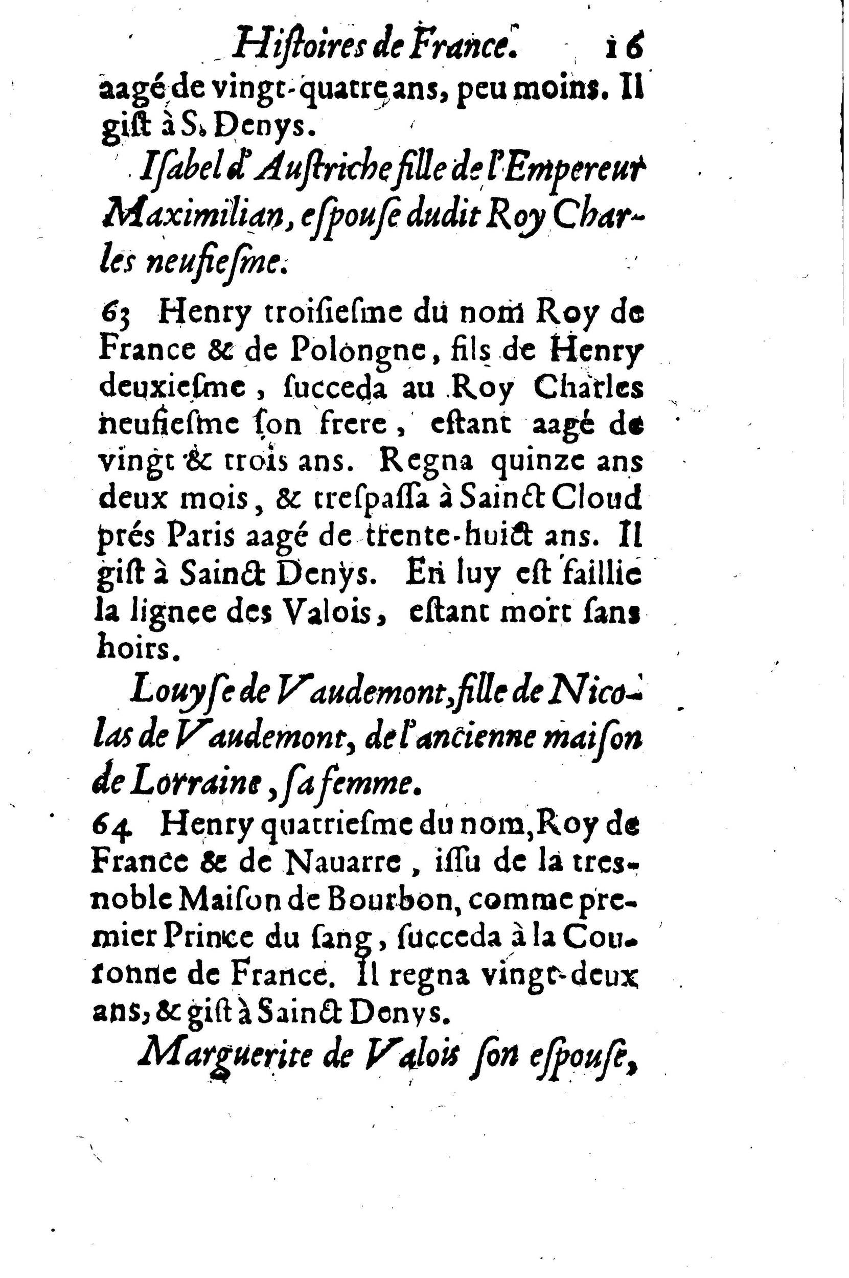 1630 - Jean Corrozet - Trésor des histoires de France - BM Lyon 1630 - Jean Corrozet - Trésor des histoires de France - BM Lyon