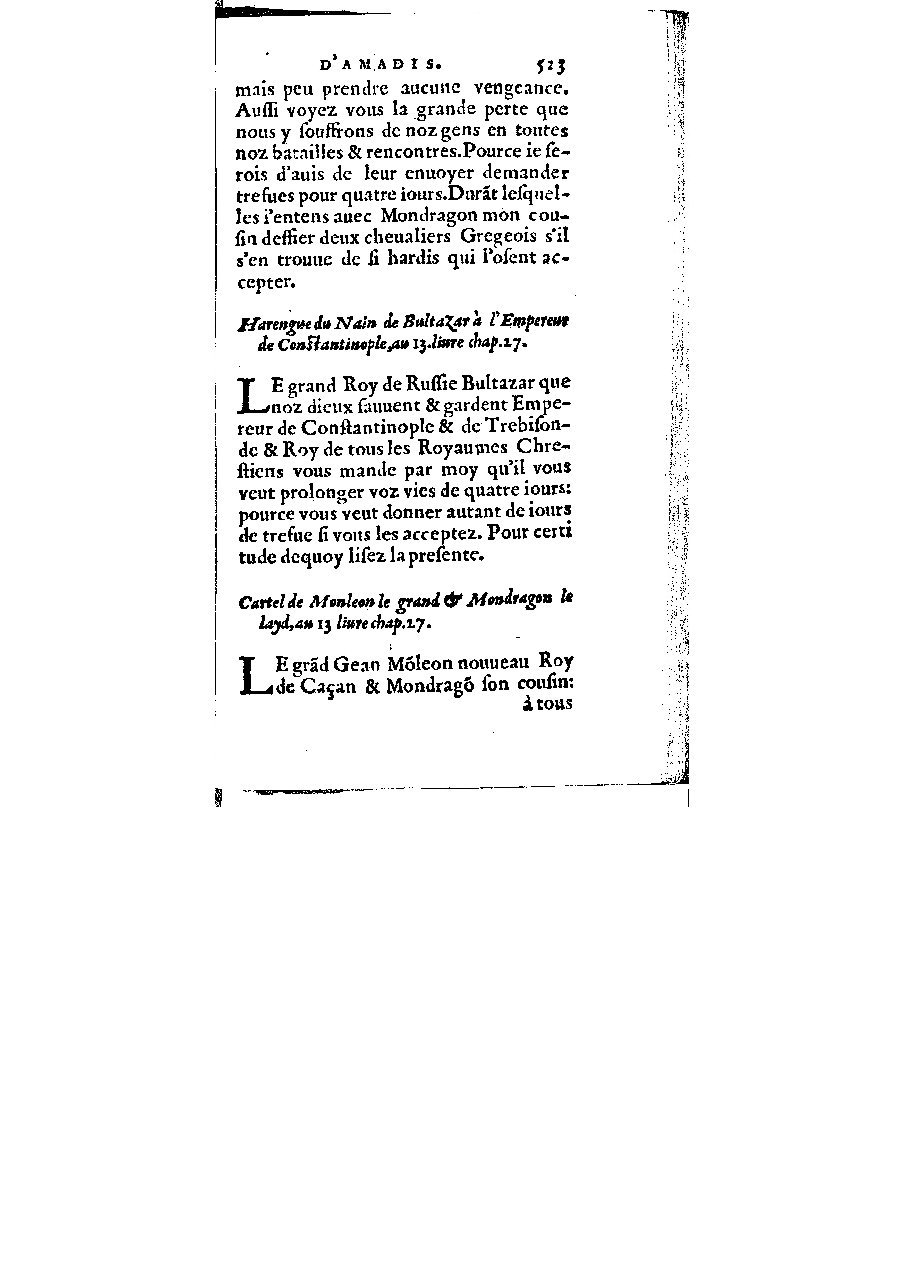 1572 - Veuve Gabriel Cotier - Trésor des Amadis - BM Lyon