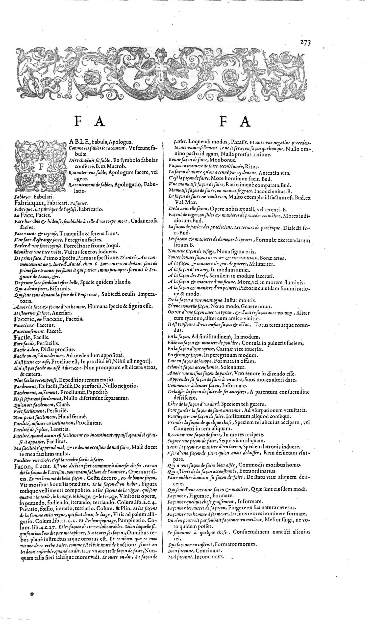 1606 - David Douceur - Trésor de la langue française - BM Lyon 1606 - David Douceur - Trésor de la langue française - BM Lyon