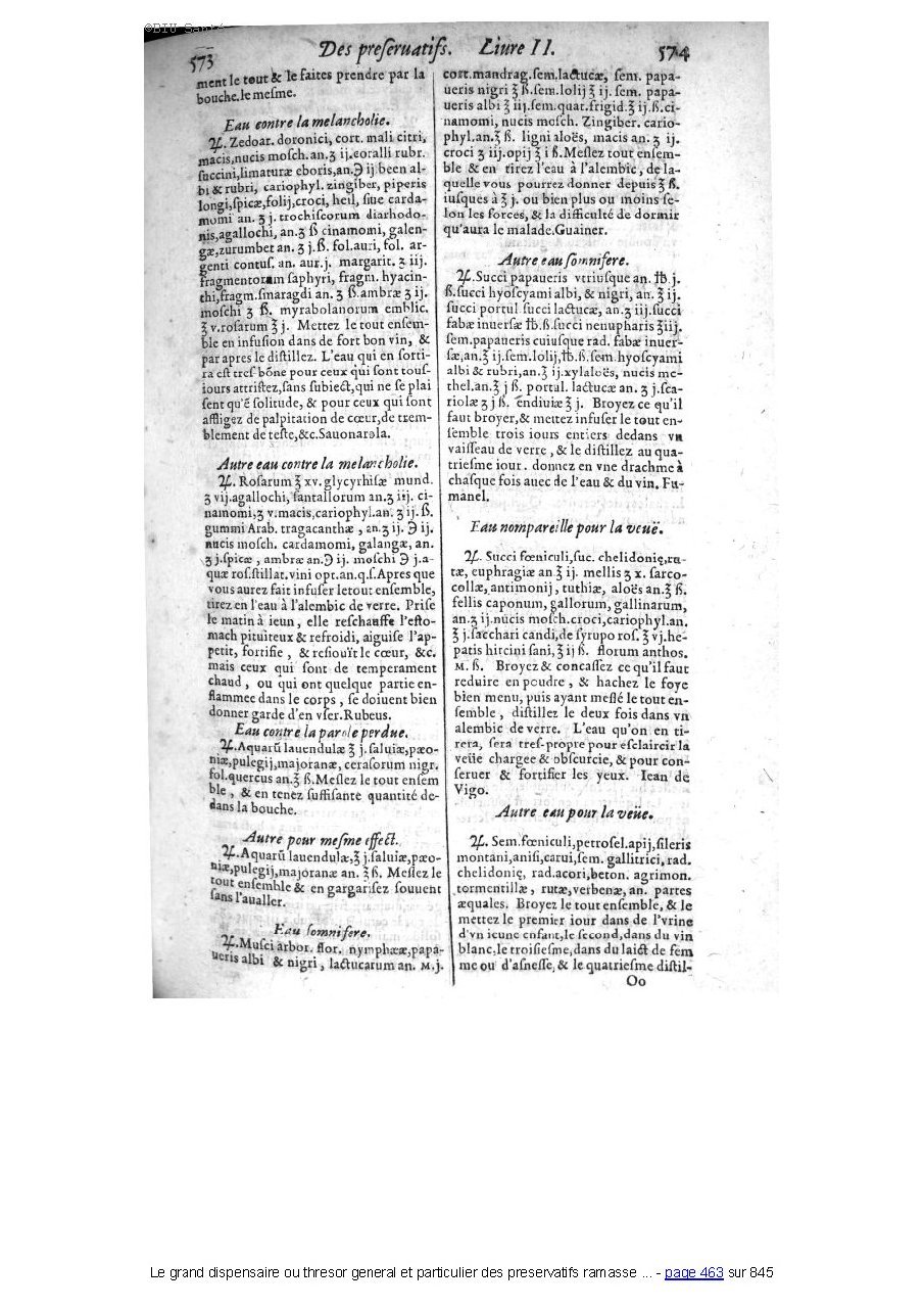 1609 - Étienne Gamonet - Grand dispensaire ou Trésor général et particulier des préservatifs - BIU Santé 1609 - Étienne Gamonet - Grand dispensaire ou Trésor général et particulier des préservatifs - BIU Santé