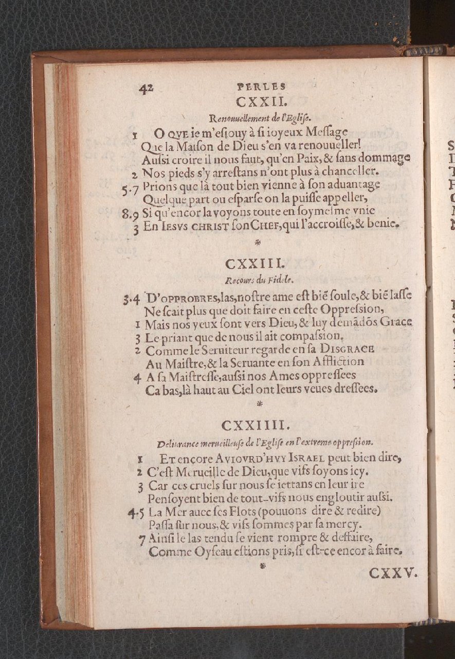 1577 - Jean de Laon - Trésor des 150 psaumes de David - Genève