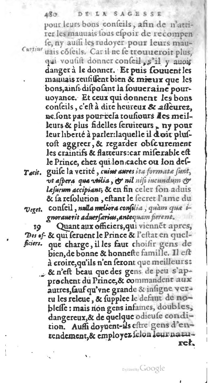 1606 - François Lefebvre - Trésor de la sagesse - BCU Lausanne