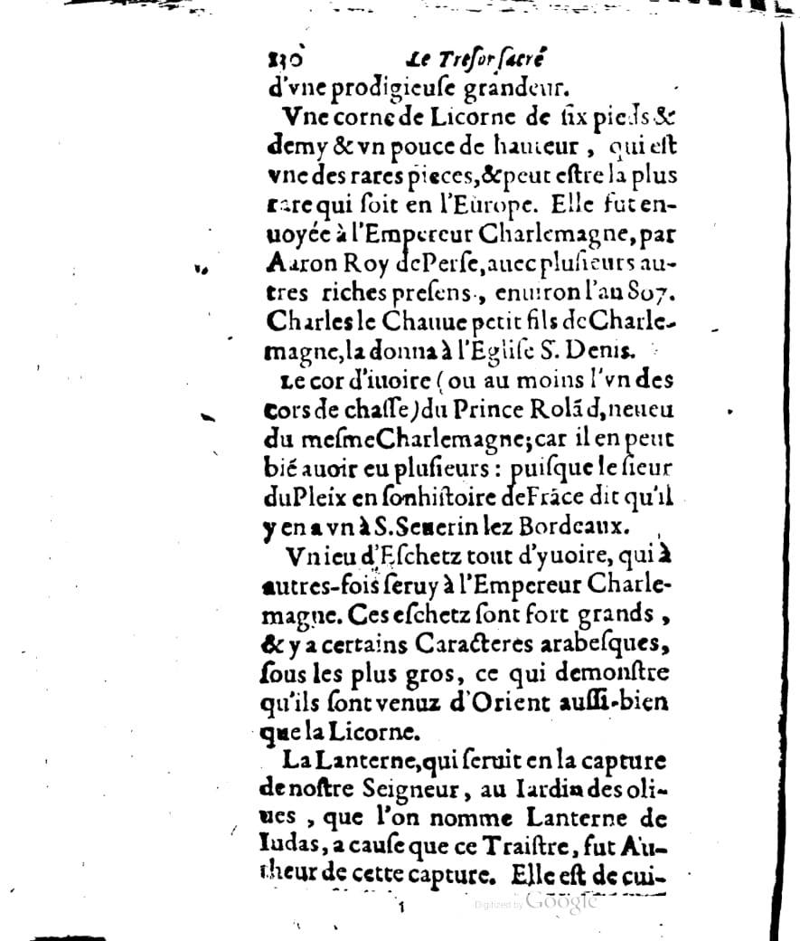 1636 - Jean Billaine - Trésor sacré ou inventaire des saintes reliques - British Library