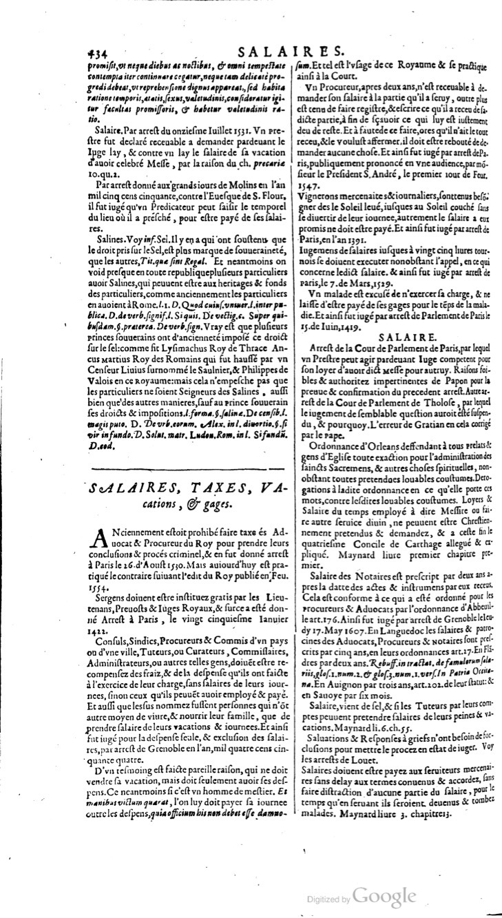1629 - Veuve Nicolas Buon - Trésor du droit français (21754 T. 3) - BM Lyon