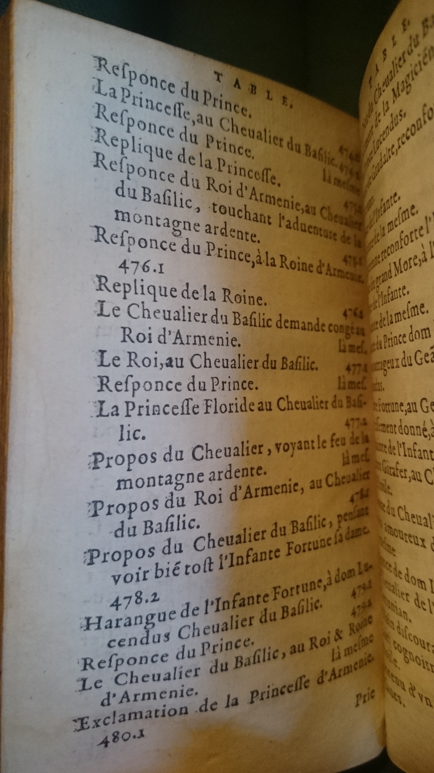 1582 - Jean Huguetan - Trésor des Amadis - BnF Arsenal