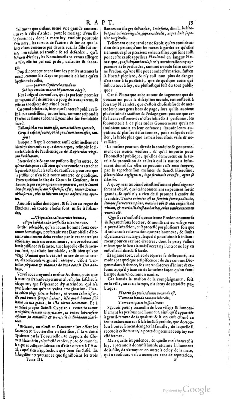 1629 - Veuve Nicolas Buon - Trésor du droit français (21754 T. 3) - BM Lyon