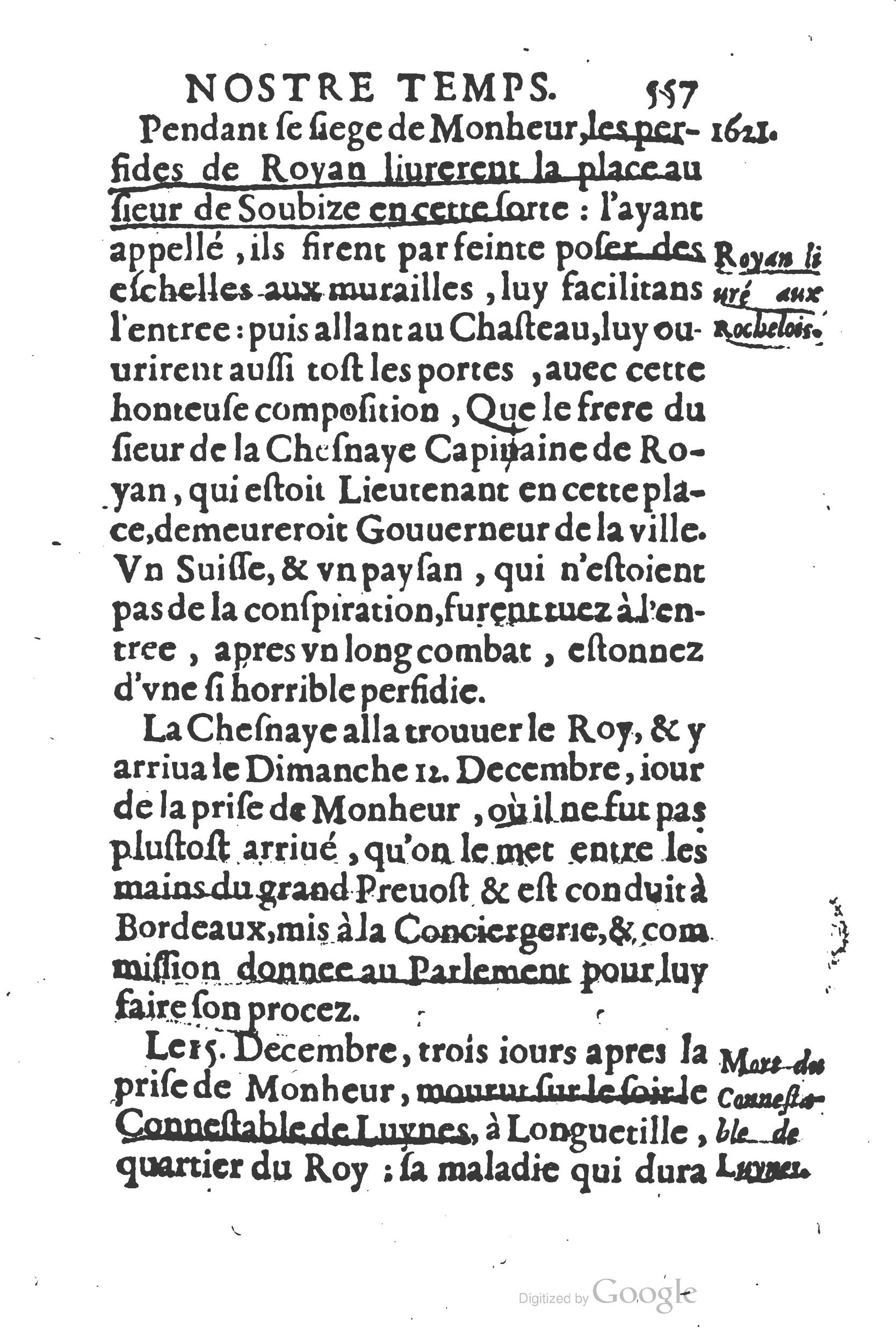 1626 - Joseph Bouillerot - Trésor de l’histoire générale de notre temps - BSB Munich