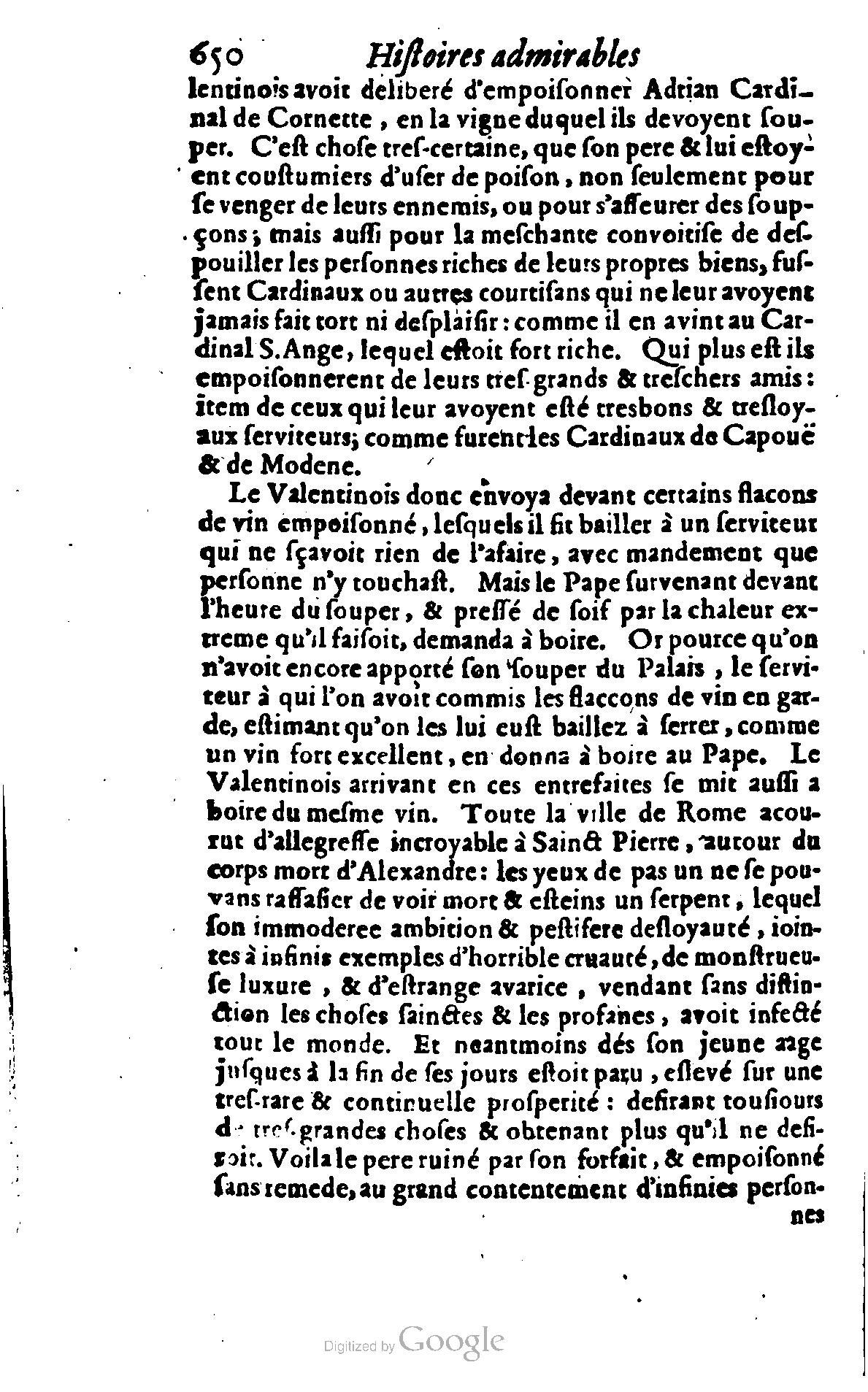1628 - Jacques Crespin - Trésor d’histoires admirables et mémorables - BSB Munich
