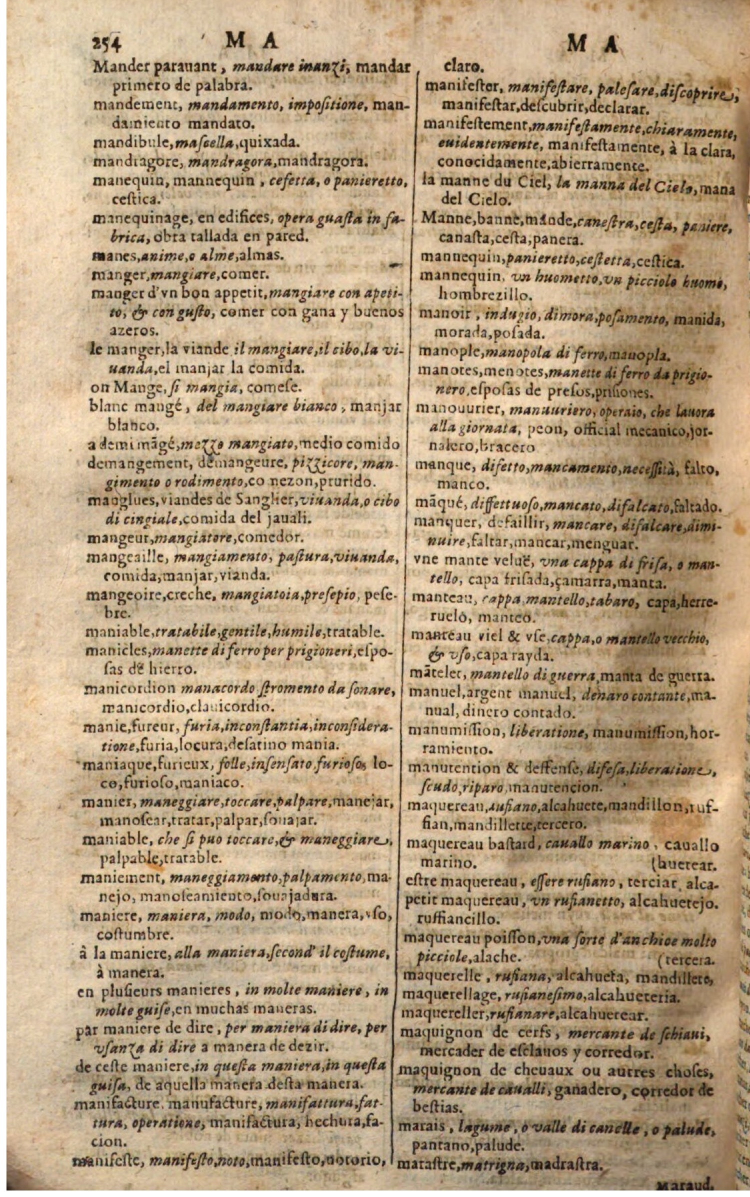 1644 - Jacques Crespin - Trésor des trois langues - Passau