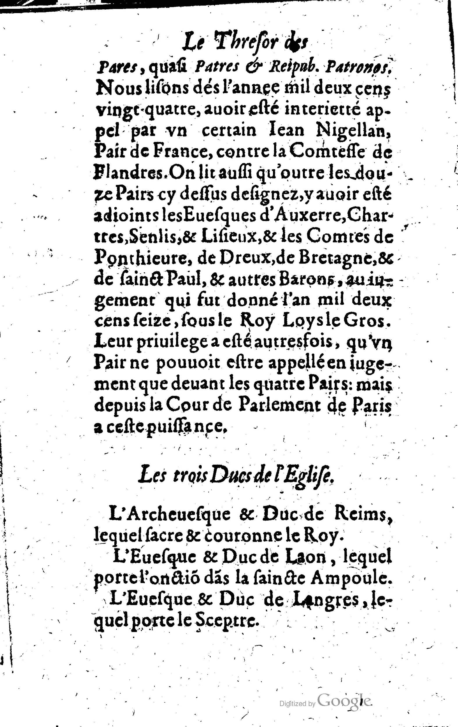1619 - Jean Corrozet - Trésor des histoires de France - Anvers Musée Plantin-Moretus