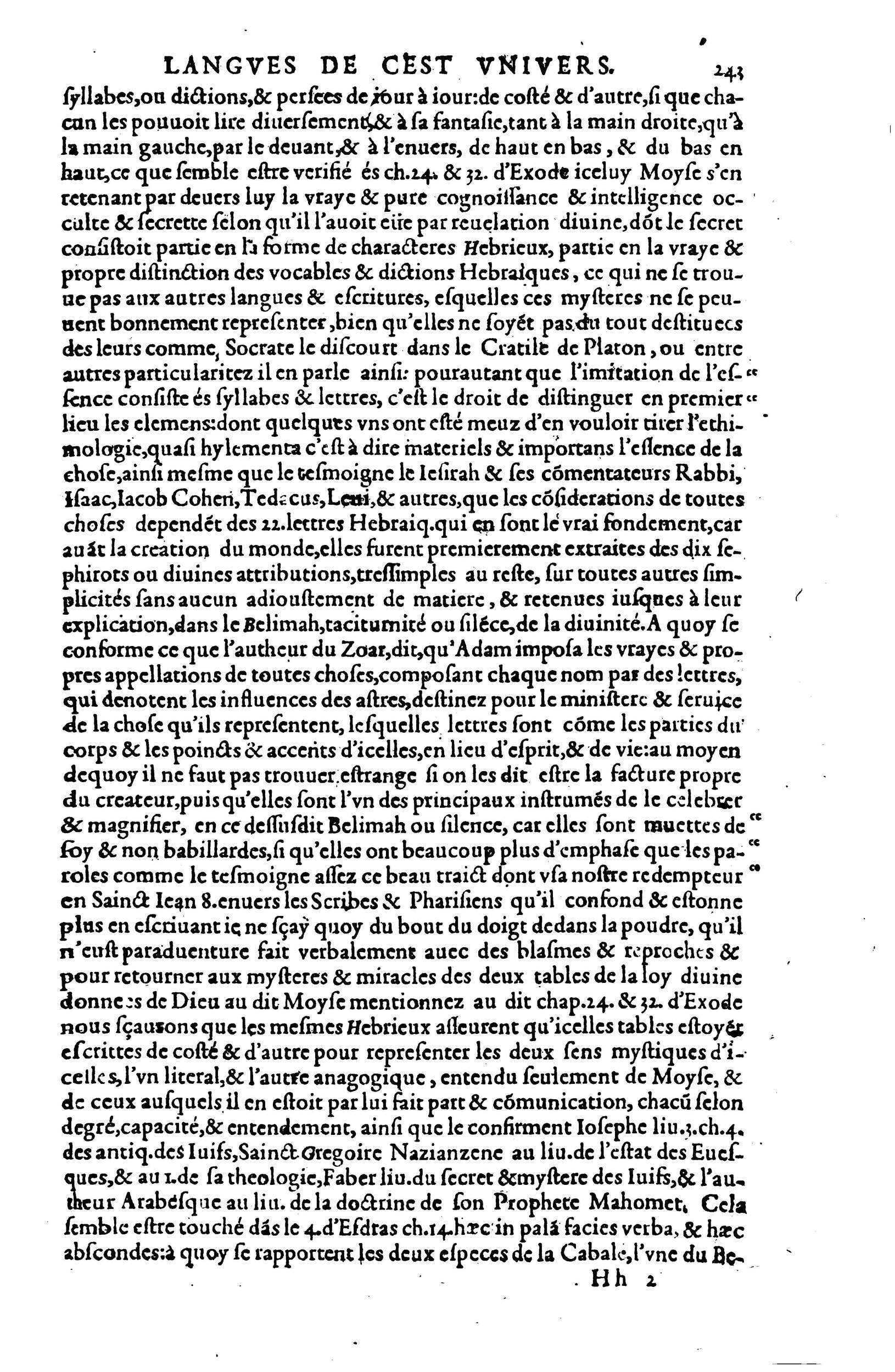 1619 - SHC - Trésor de l’histoire des langues de cet univers - BSB Munich