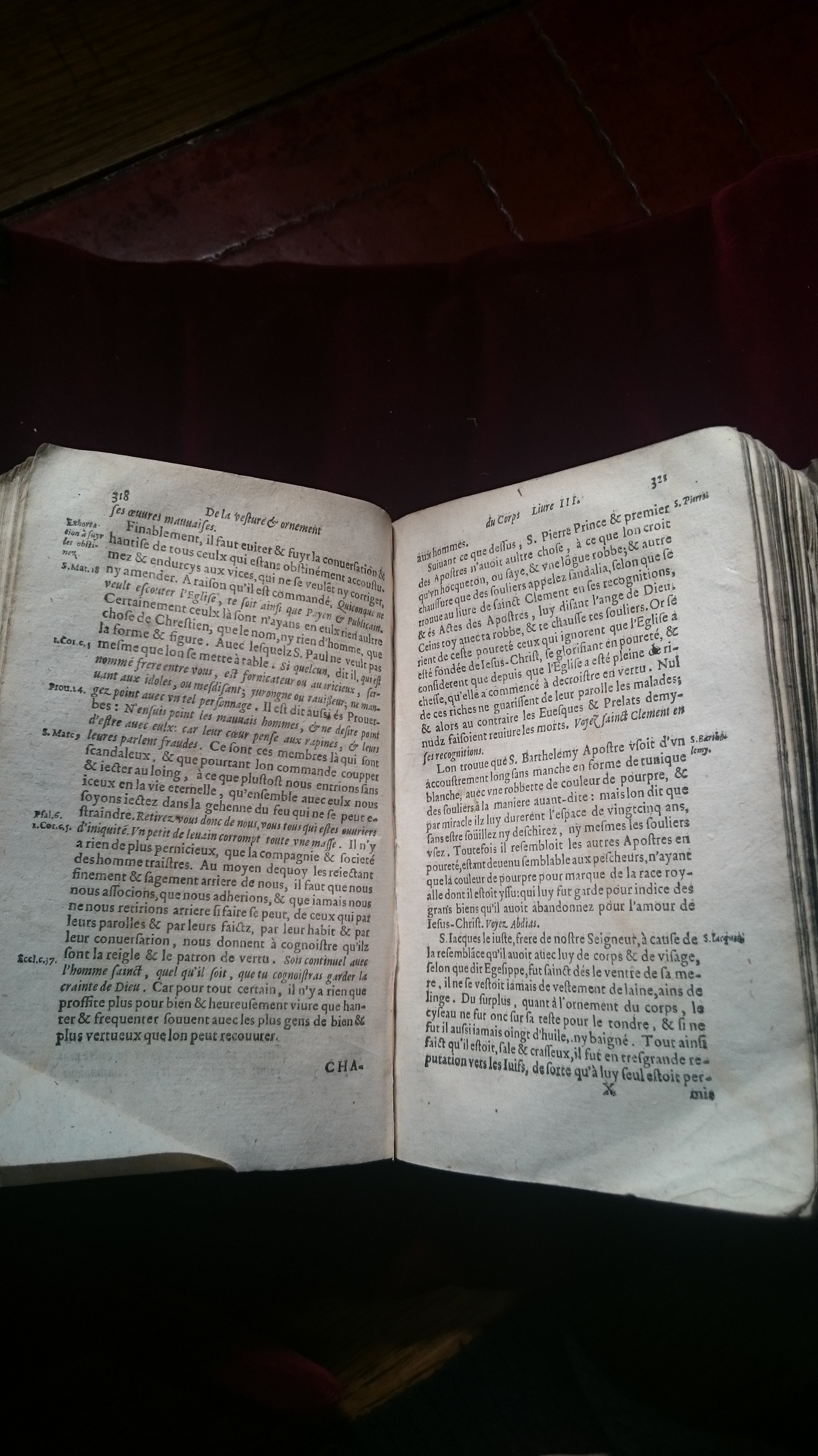1596 - Jean Bogart - Trésor des faits et dits mémorables des hommes saints et illustres - BM Amiens