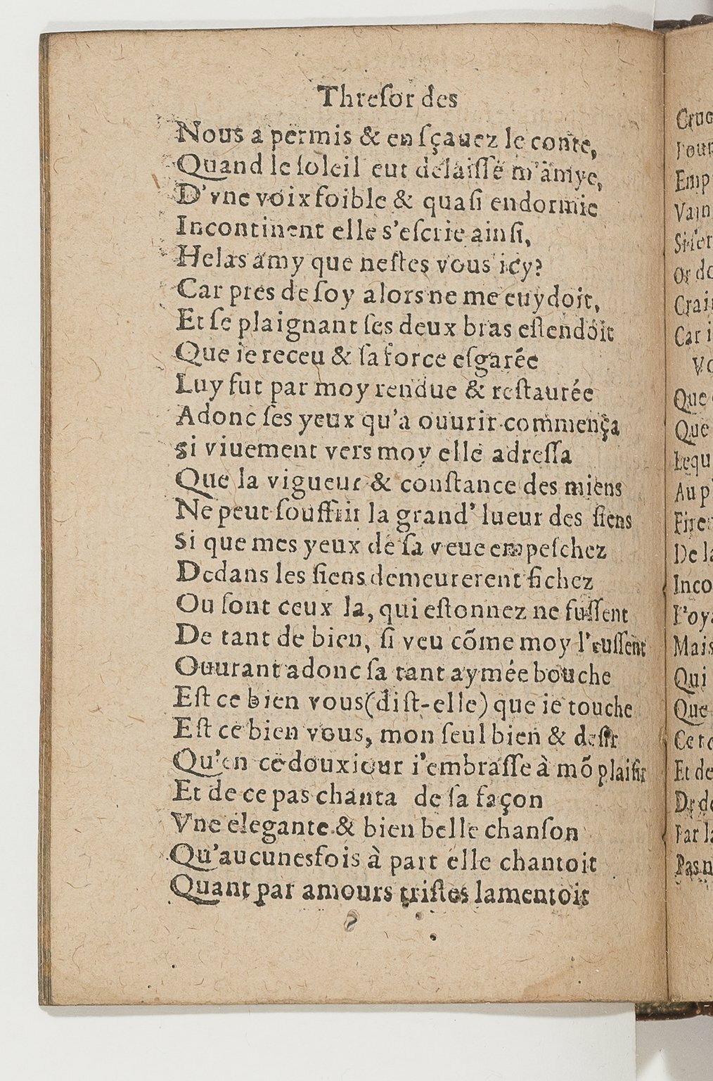 1568c. - Veuve Jean Bonfons - Trésor des joyeuses inventions du parangon de poésies - BnF Arsenal