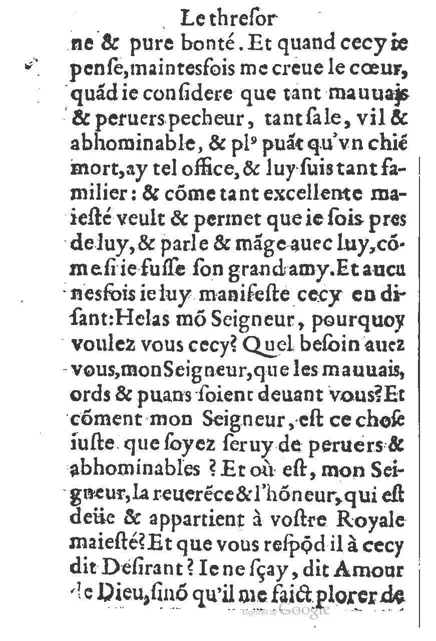 1578 - Guillaume Chaudière - Trésor de dévotion traitant de plusieurs belles vertus - BM Lyon