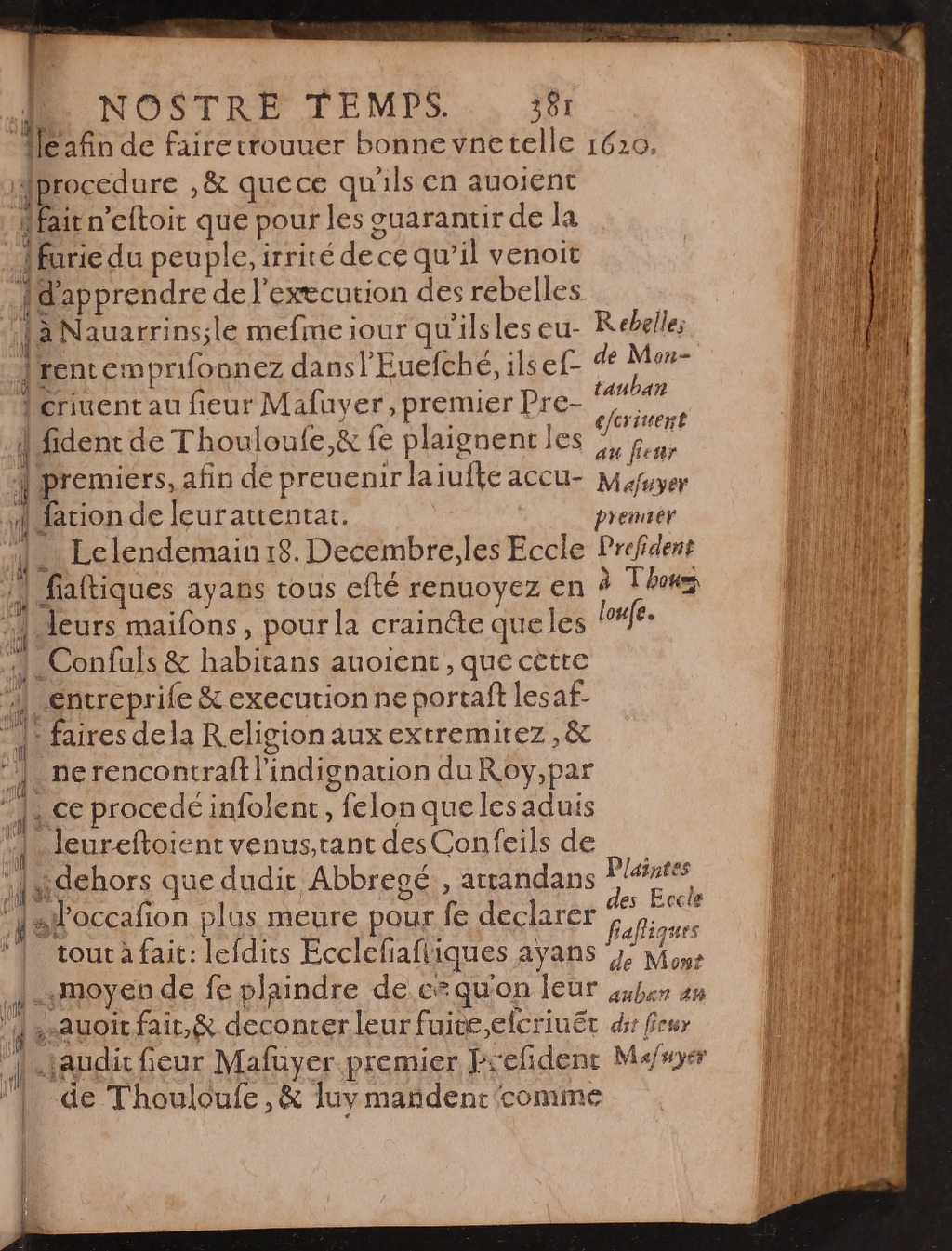 1626 - Joseph Bouillerot - Trésor de l’histoire générale de notre temps - BnF Arsenal