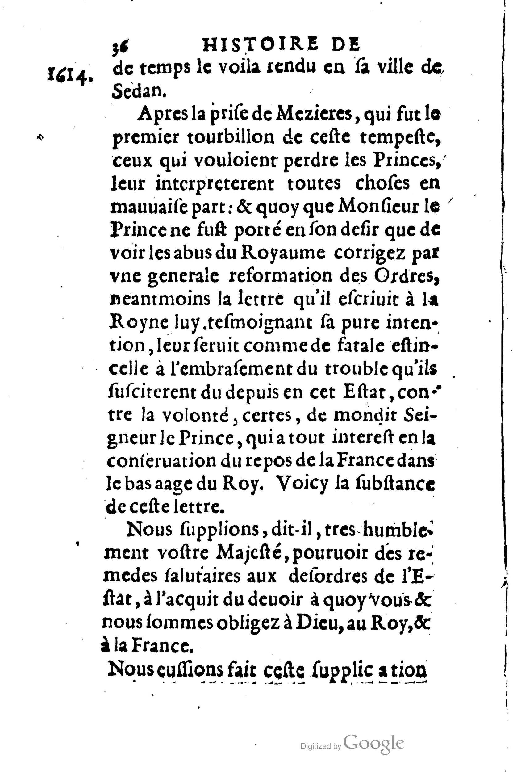 1623 - Joseph Bouillerot - Trésor de l’histoire générale de notre temps - BM Lyon