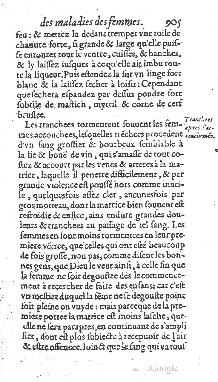1585 - Jacques du Puis - Trésor des remèdes secrets pour les maladies des femmes - BnF
