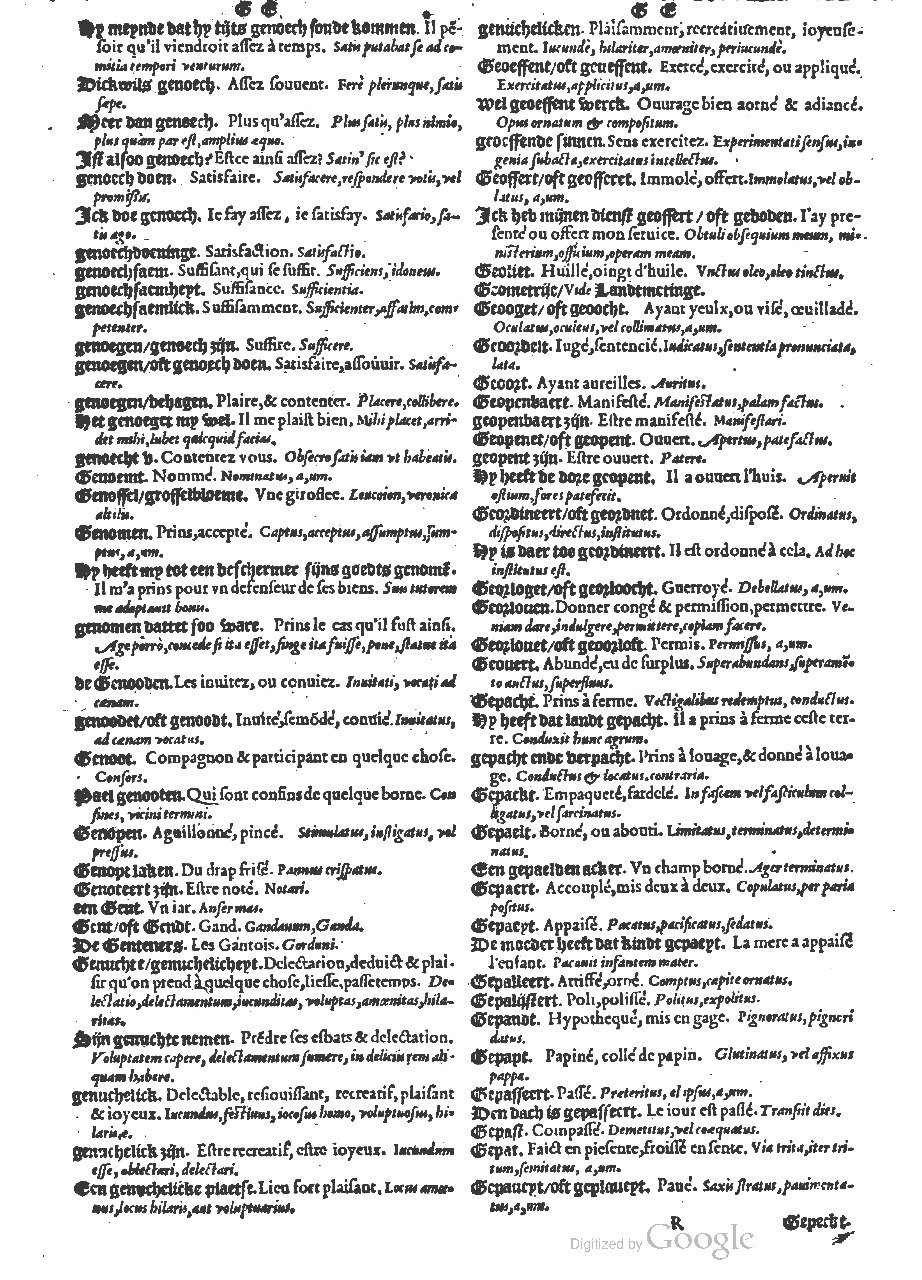 1573 - Christophe Plantin - Trésor du langage bas-allemand - BM Lyon
