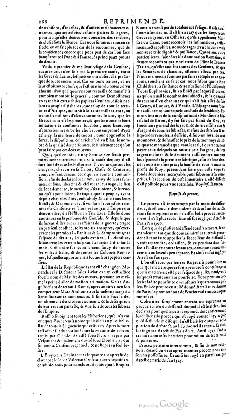 1629 - Veuve Nicolas Buon - Trésor du droit français (21754 T. 3) - BM Lyon
