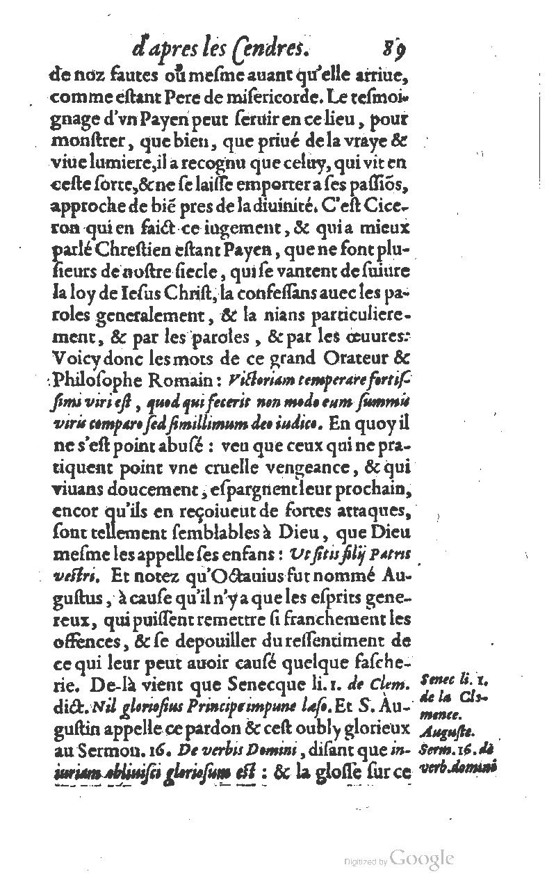 1607 - Nicolas Du Fossé - Trésor quadragésimal - T 01 - BM Lyon