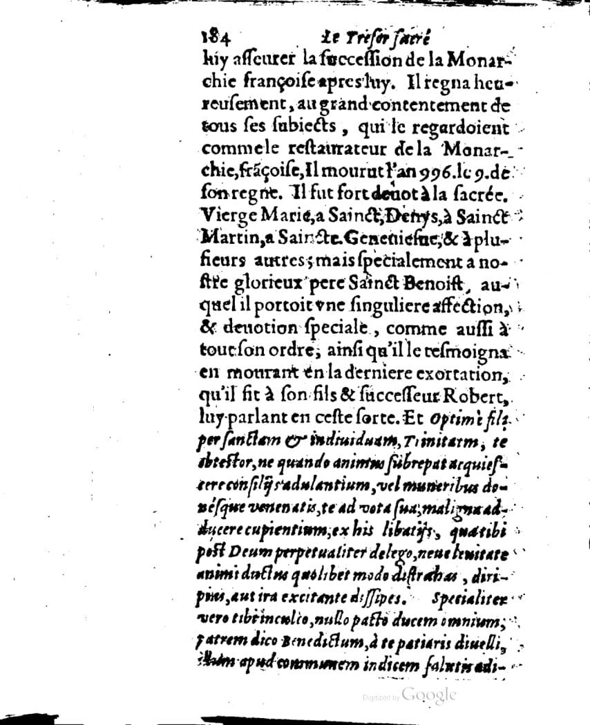 1636 - Jean Billaine - Trésor sacré ou inventaire des saintes reliques - British Library