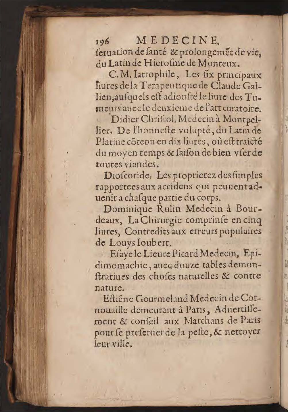 1602 - François Jacquin - Trésor des bons esprits français - BnF Arsenal