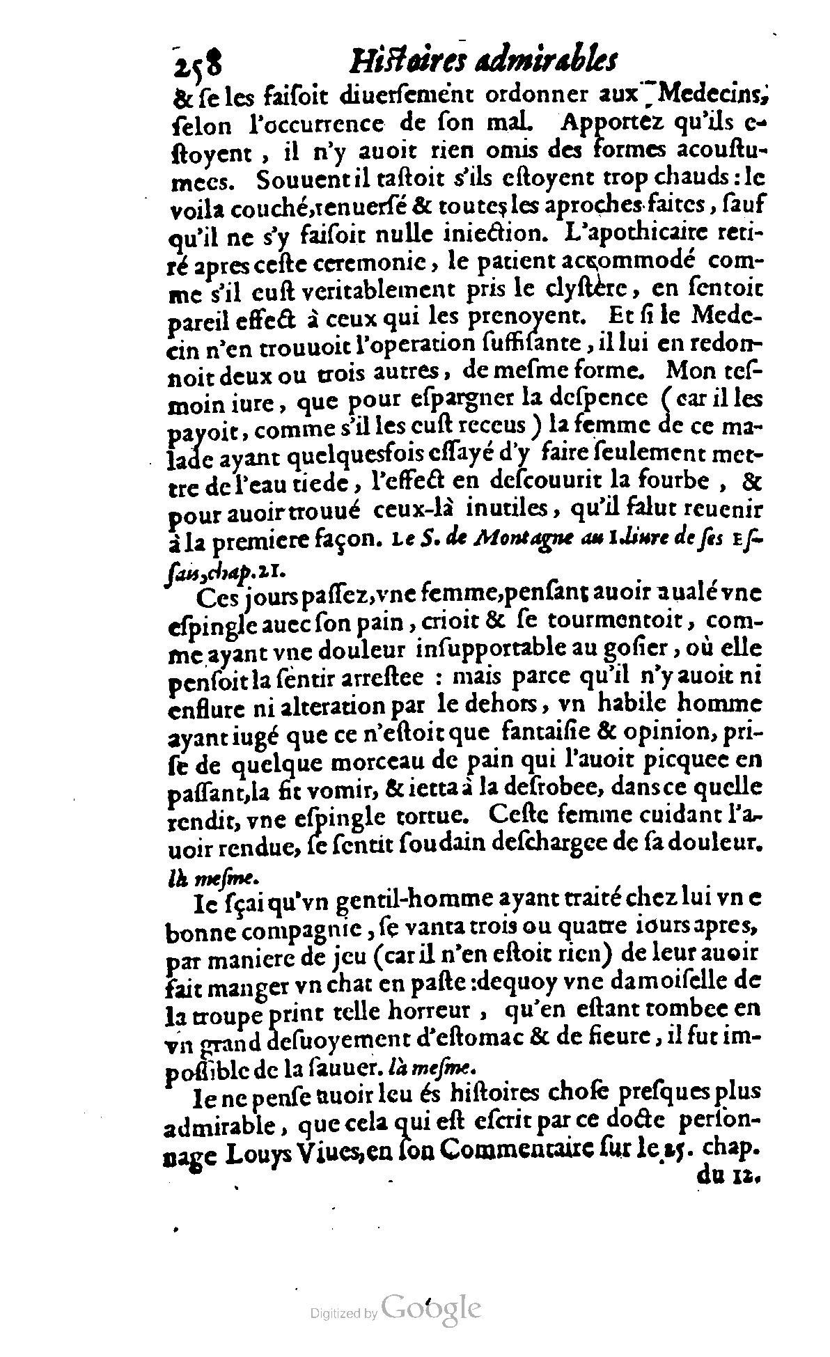 1620 - Samuel Crespin - Trésor d’histoires admirables et mémorables - BCU Lausanne