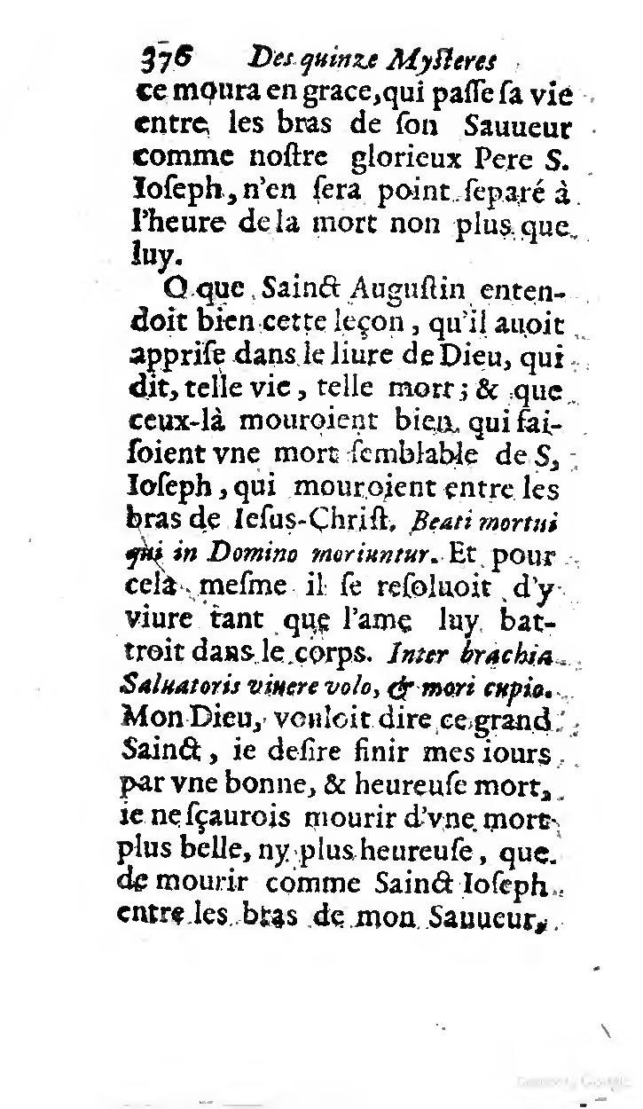 1646 - Jean Piot - Trésor inestimable de Saint-Joseph - BNC Rome