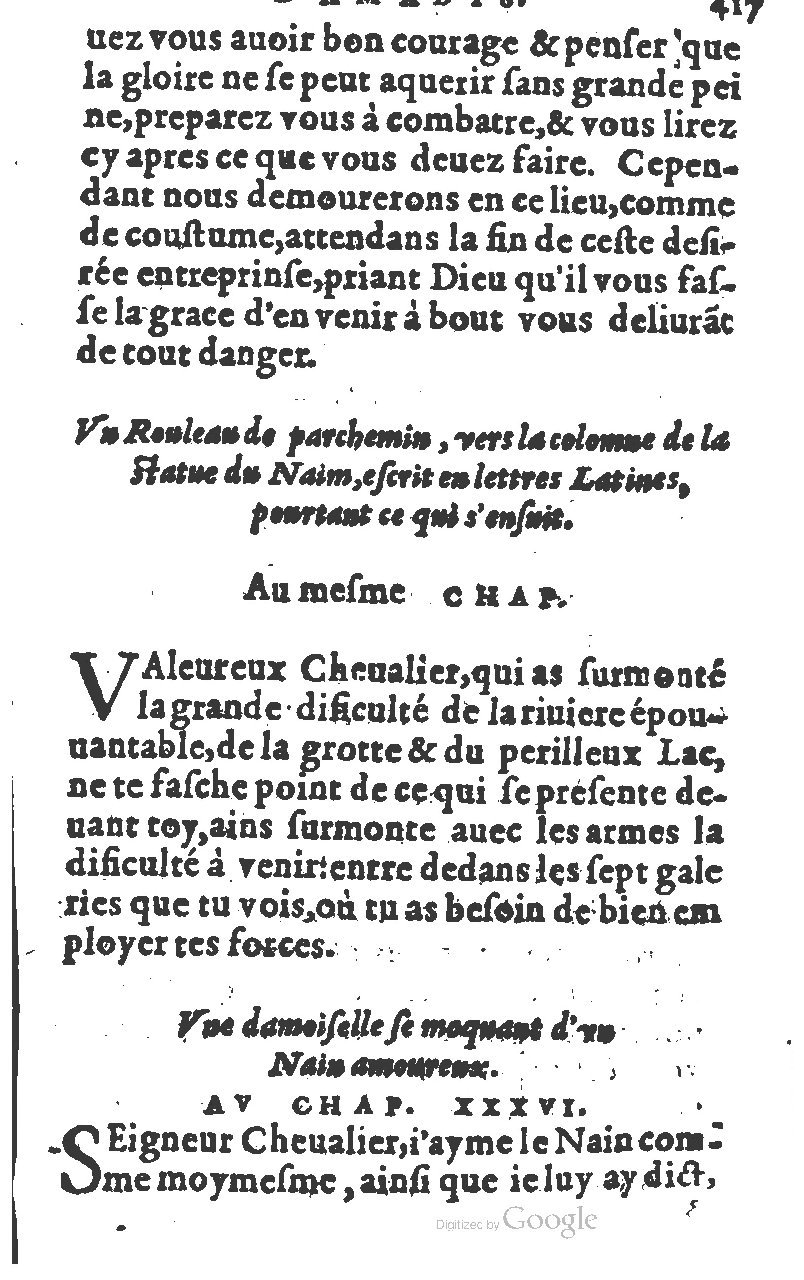 1582 - Jean Huguetan - Trésor des Amadis T. 1 - BM Lyon