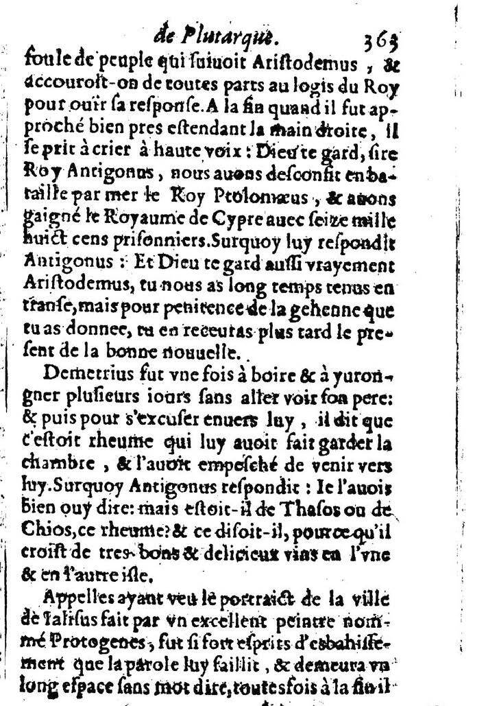 1611 - Pierre Rigaud - Trésor des vies de Plutarque - BM Lyon