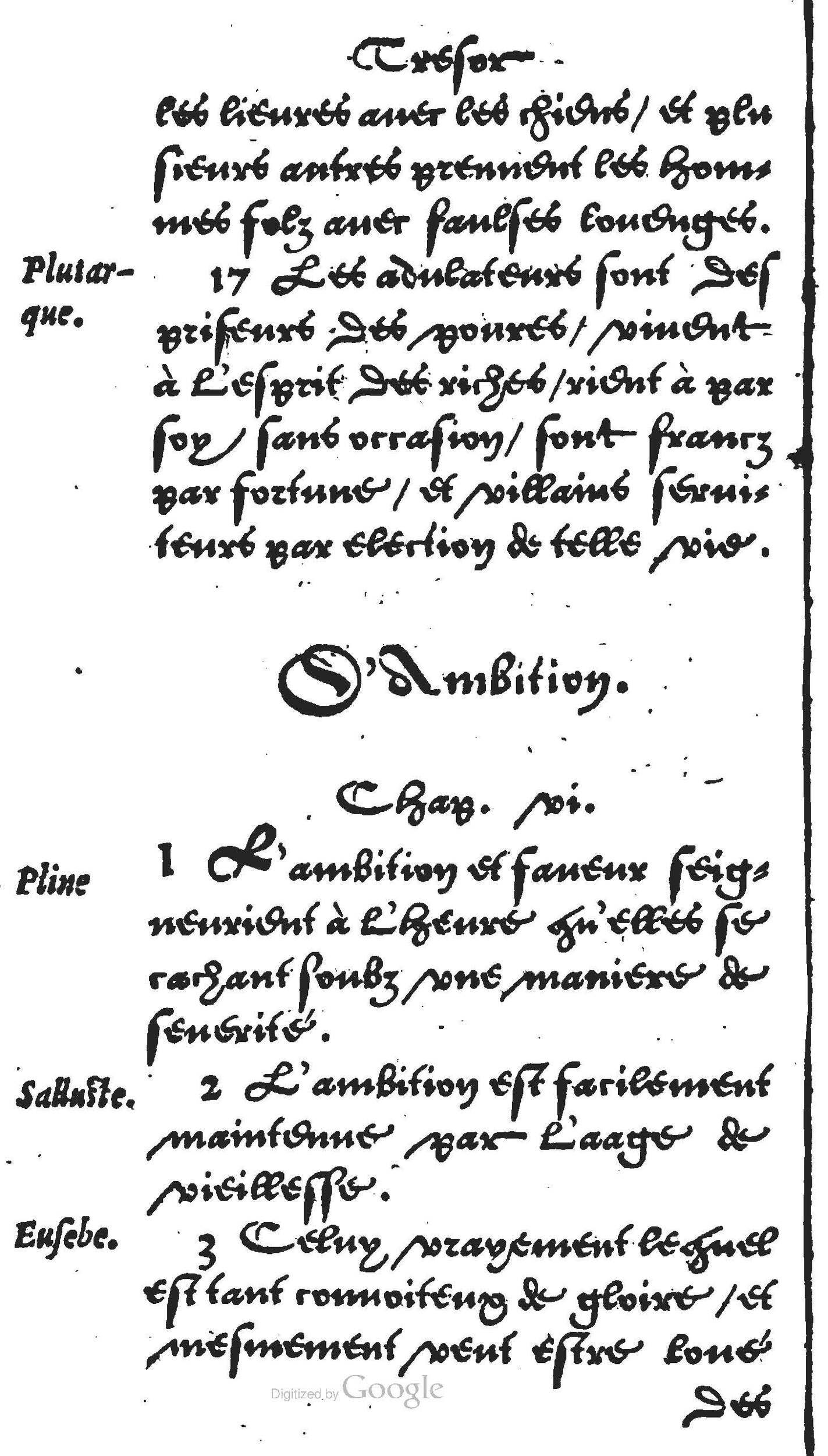 1560 - Jean Bellère - Trésor de vertu - Det Kongelige Bibliotek 1560 - Jean Bellère - Trésor de vertu - Det Kongelige Bibliotek