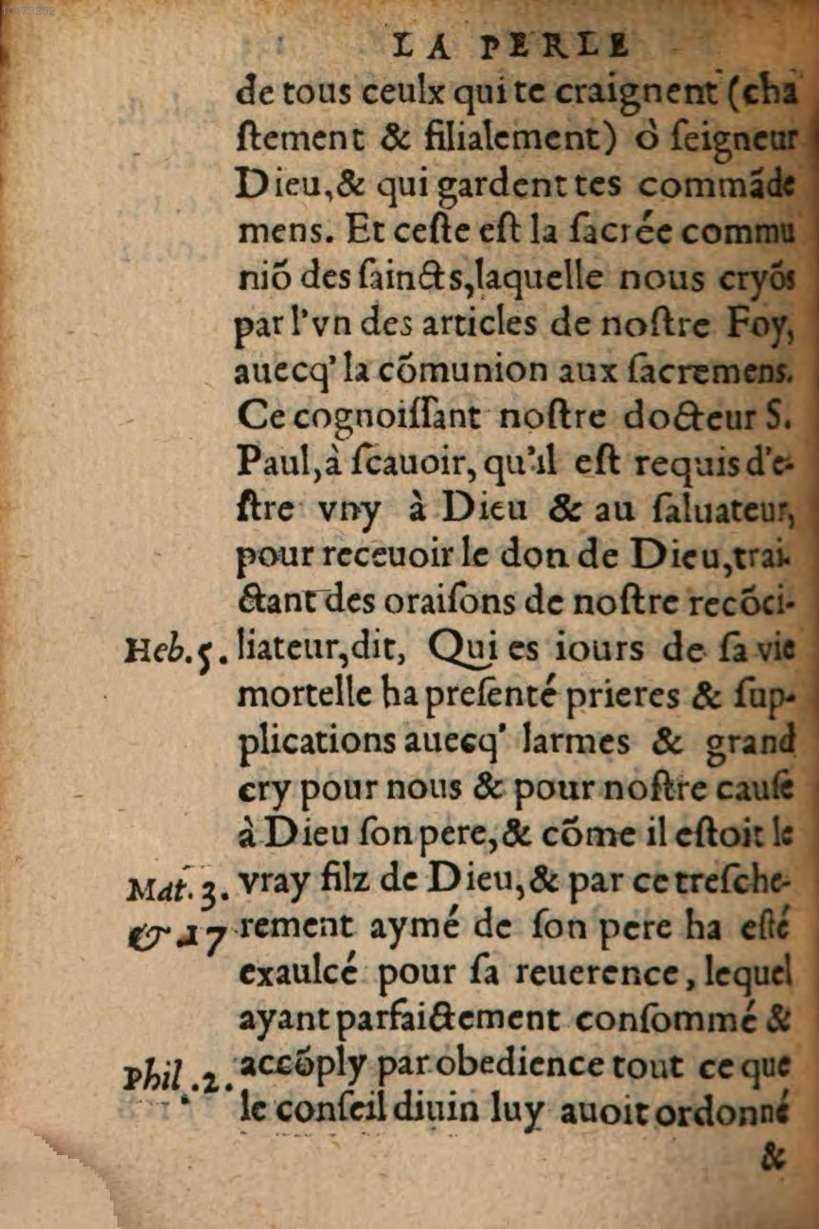 1548 - René Avril et Vivant Gaulterot - Perle précieuse évangélique et Trésor divin - BSB Munich
