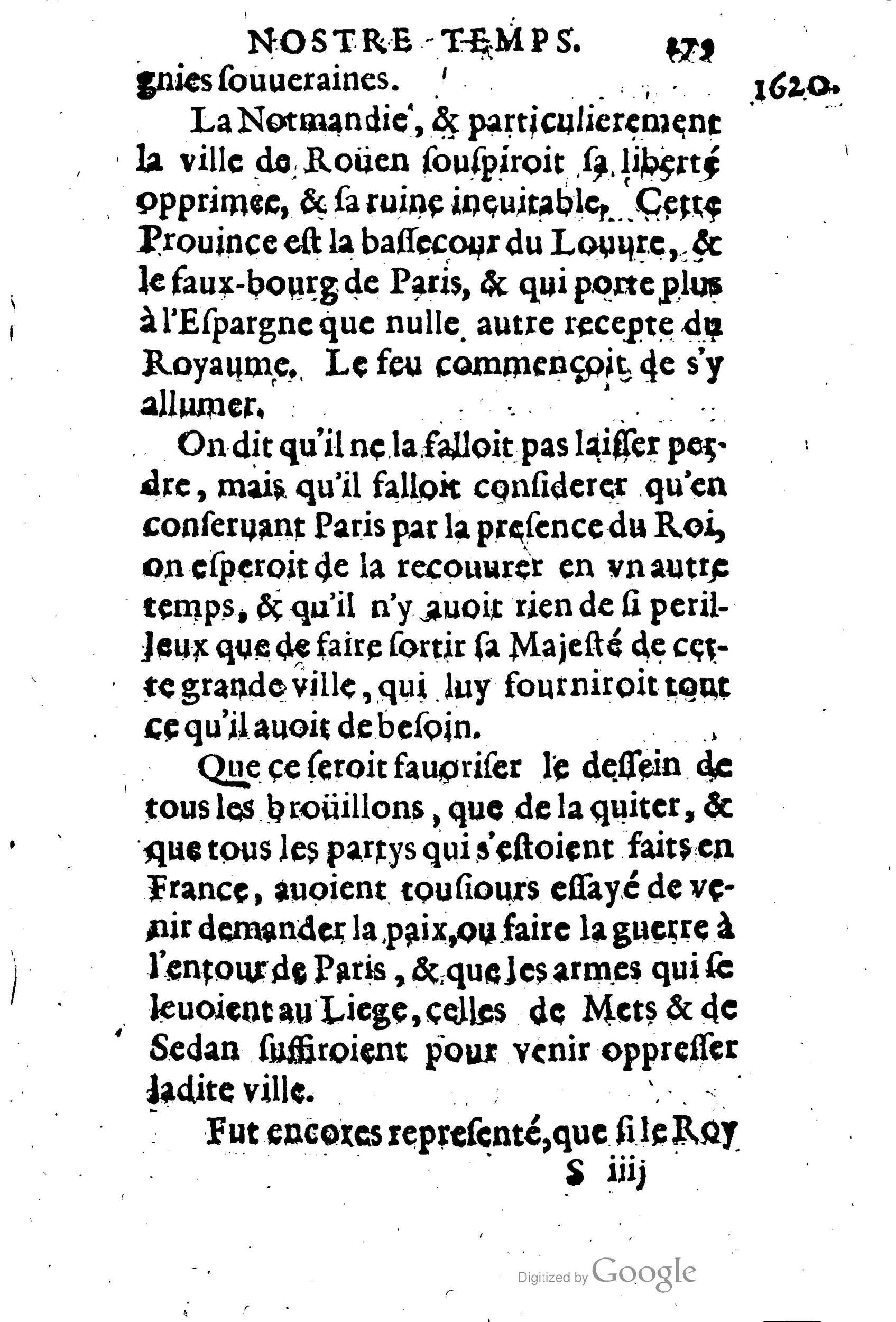 1623 - Joseph Bouillerot - Trésor de l’histoire générale de notre temps - BM Lyon