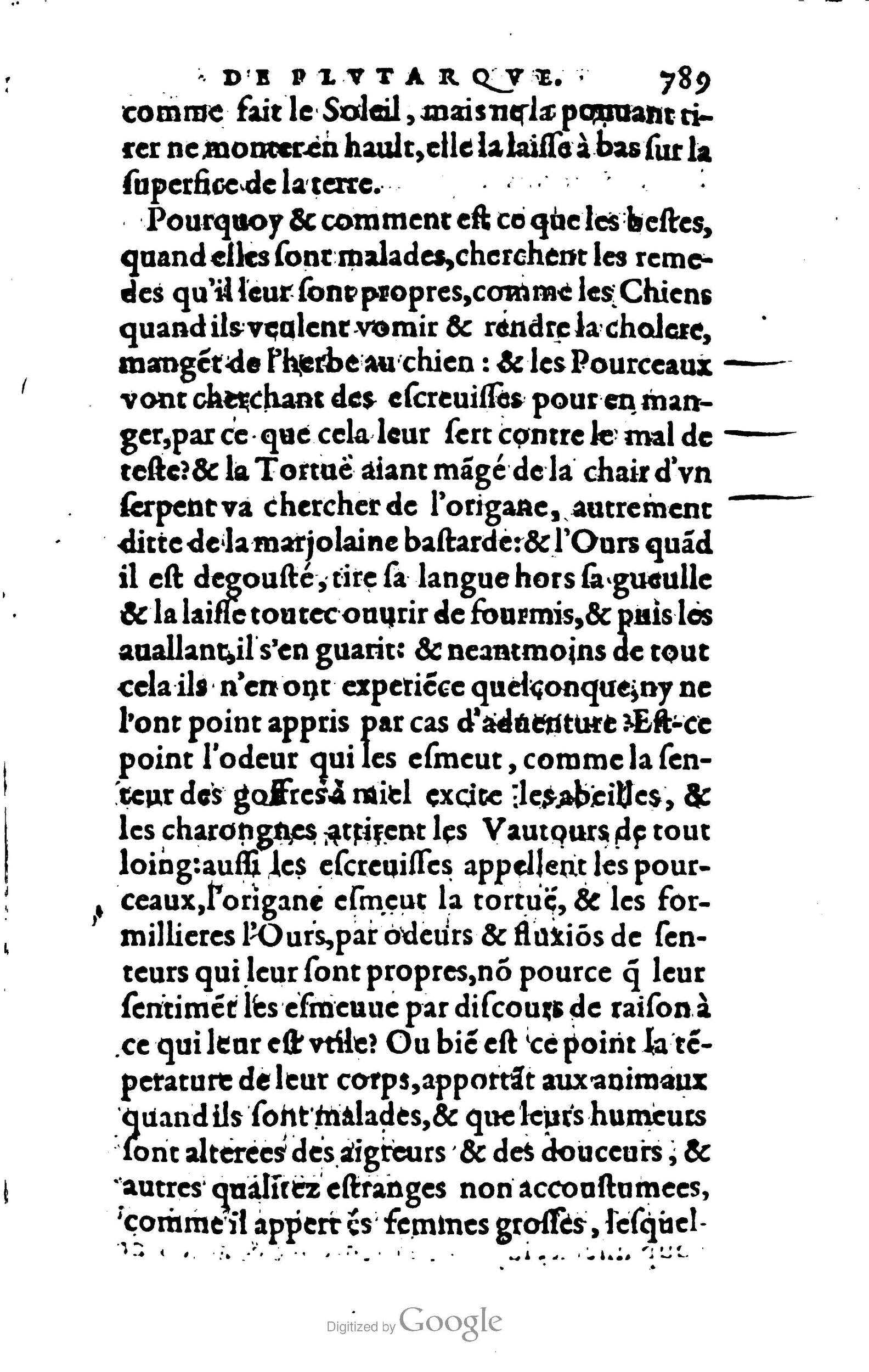 1578 - Jean Poupy - Trésor des morales de Plutarque - BSB Munich