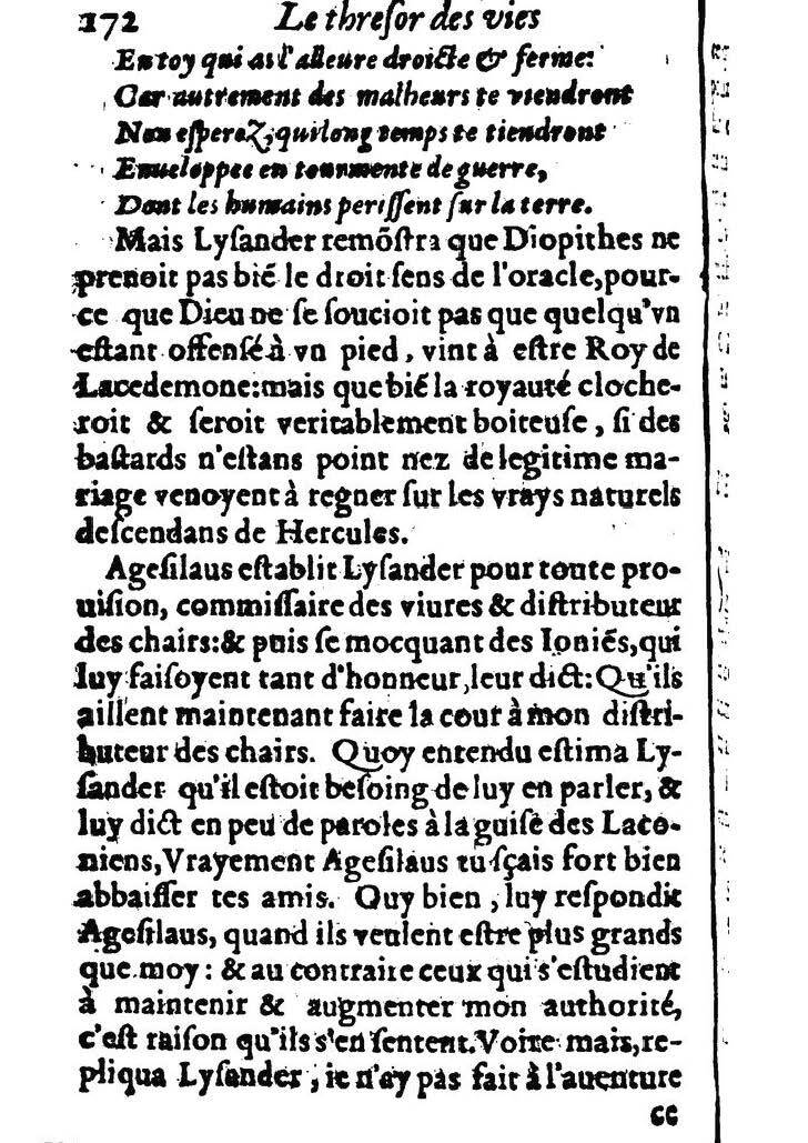 1611 - Pierre Rigaud - Trésor des vies de Plutarque - BM Lyon
