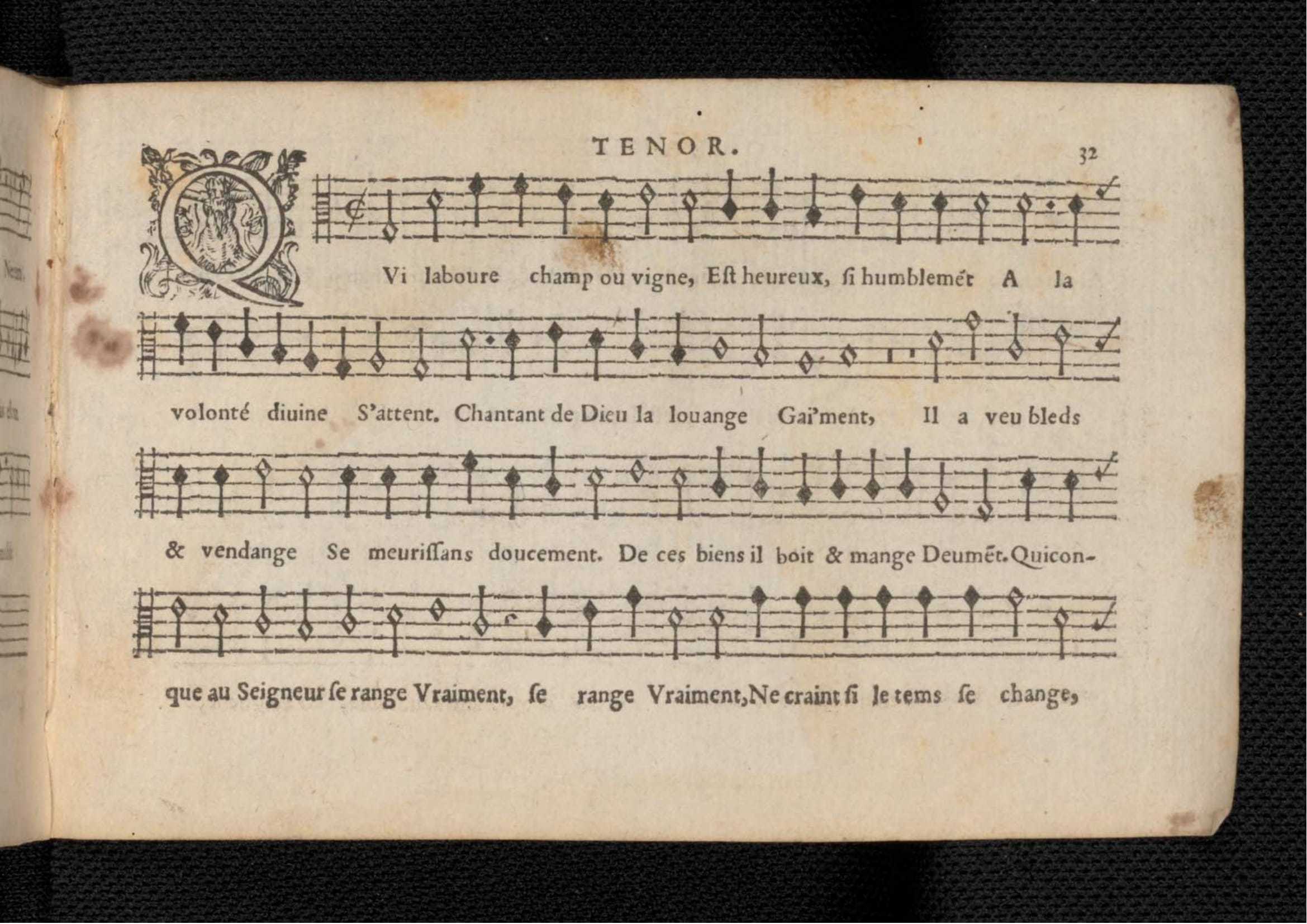 1576 - [Pierre de Saint-André] - Trésor de musique d’Orlande de Lassus Tenor - KBR Bruxelles
