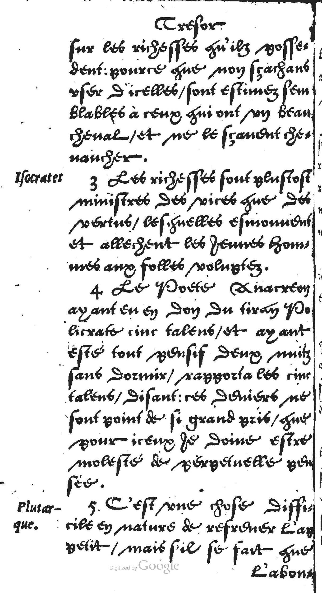 1560 - Jean Bellère - Trésor de vertu - Det Kongelige Bibliotek