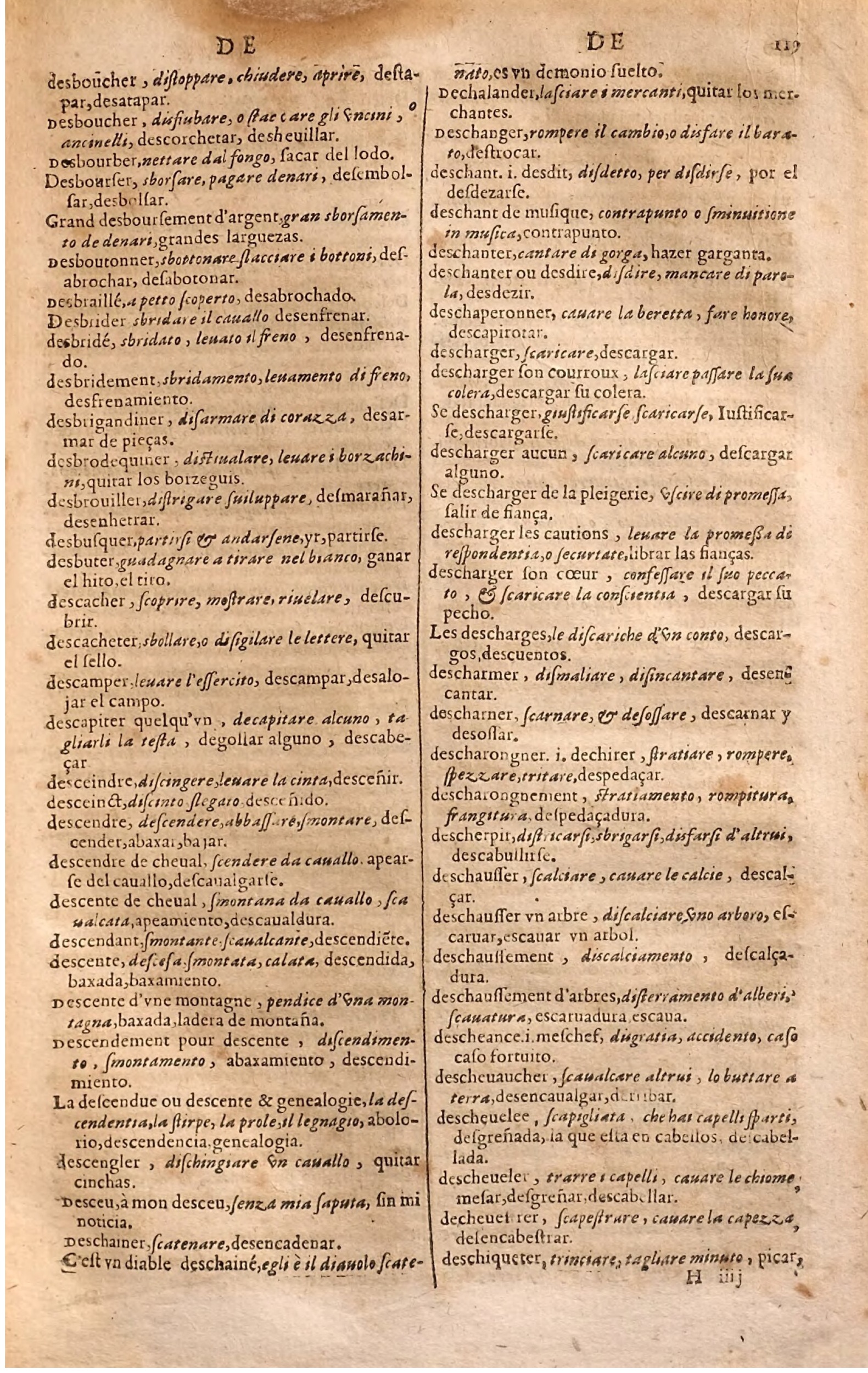 1627 - Jacques Crespin - Trésor des trois langues (Seconde partie) - Regensburg
