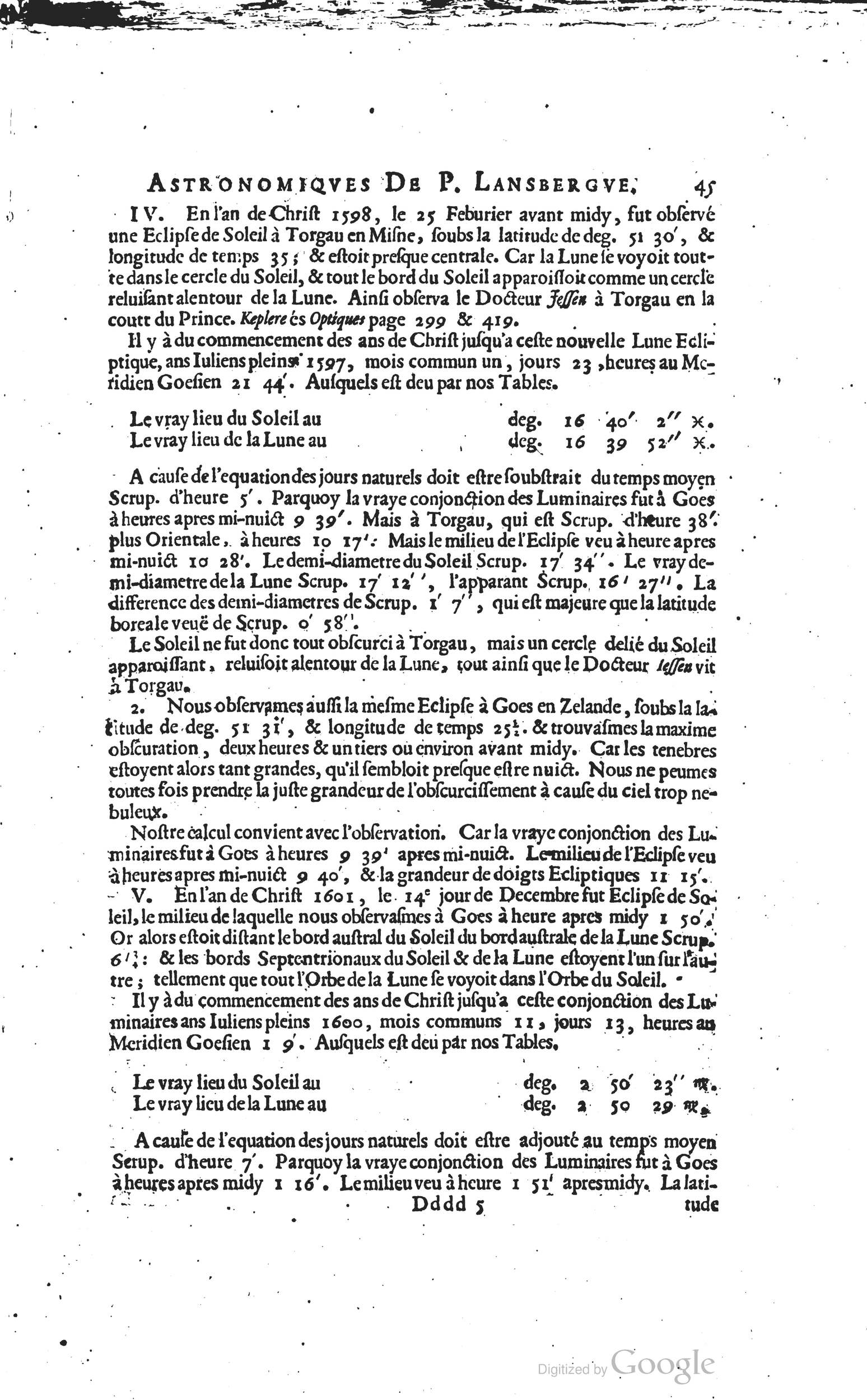 1634 - Zacharie Roman - Les Tables perpétuelles - Universiteit Leiden