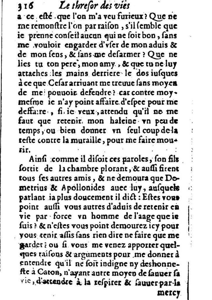 1611 - Pierre Rigaud - Trésor des vies de Plutarque - BM Lyon