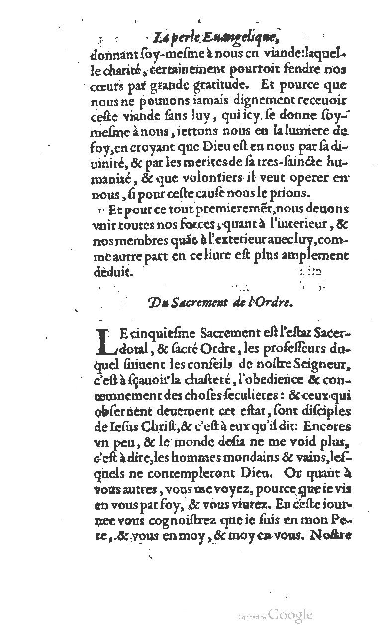 1602 - Veuve G. de la Noüe - Perle évangélique, Trésor incomparable de la sapience divine - UGent
